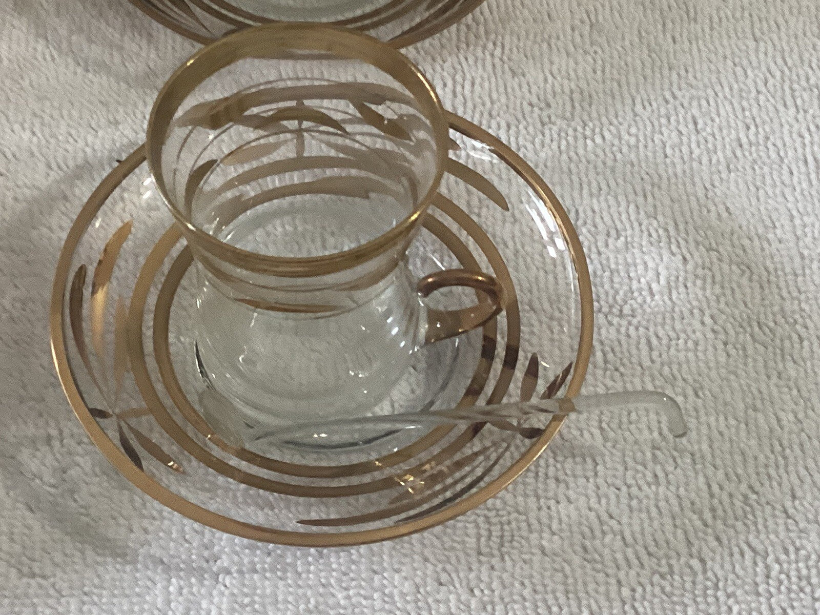Genuine Vintage Arabic tea glasses 18 Pieces set