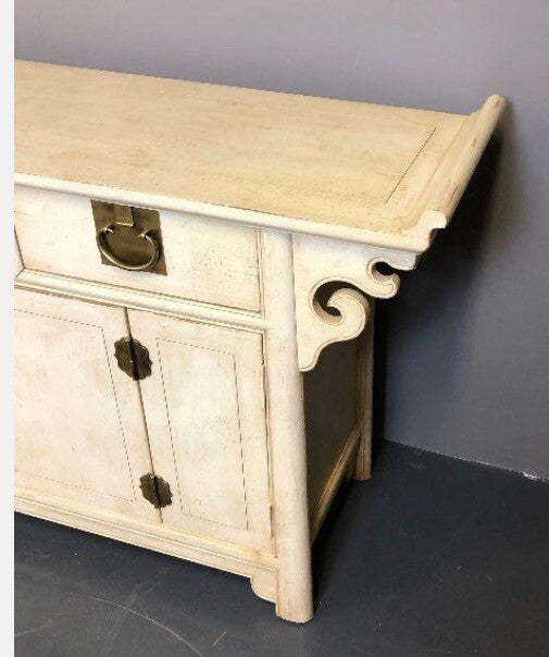 Century Furniture Sabota Asian White Cabinet