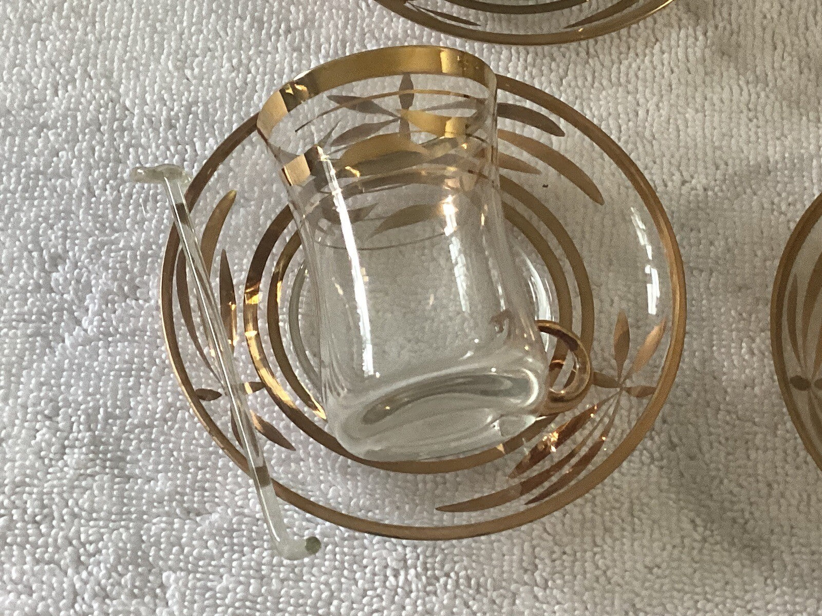 Genuine Vintage Arabic tea glasses 18 Pieces set