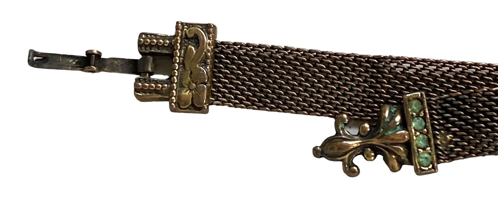 Victorian Bronze Mesh Women Bracelet