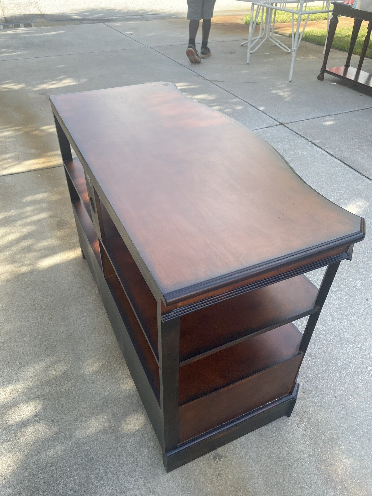 Wooden Étagère Cabinet