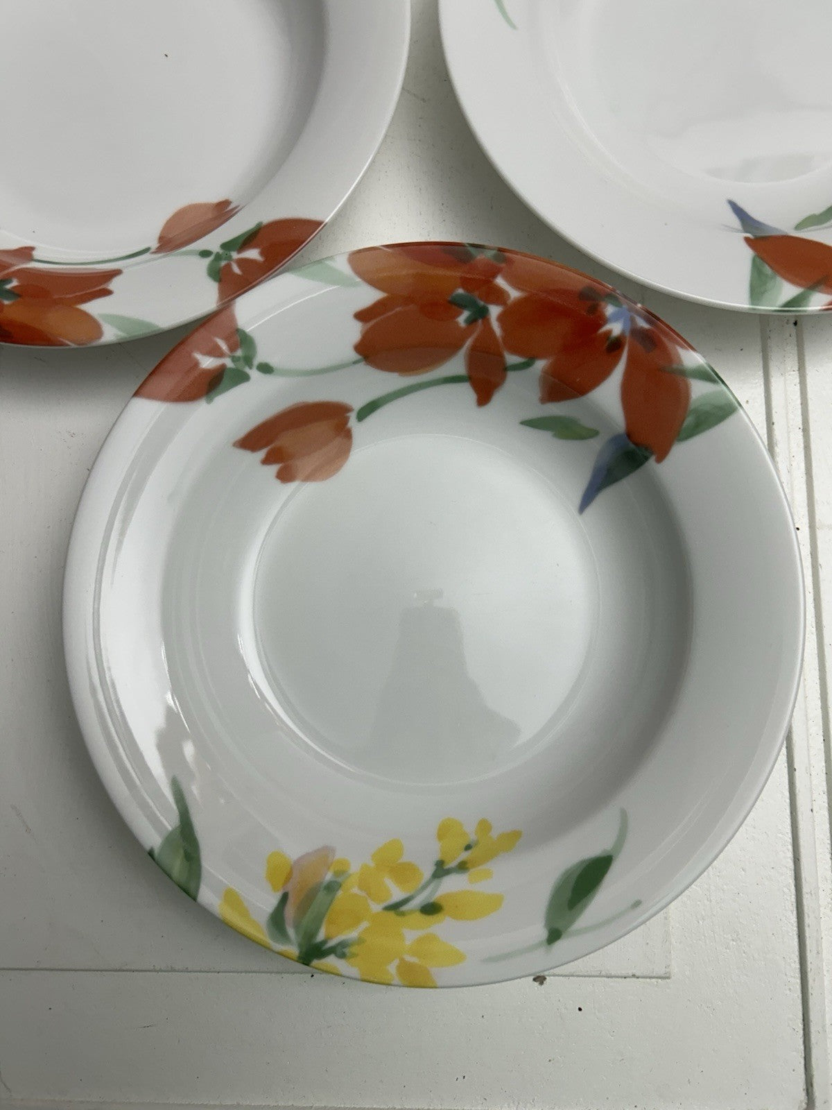 Set Of 5 Soup/Salad Dishes By Vintage Nikko Sweet Meadow Fine China