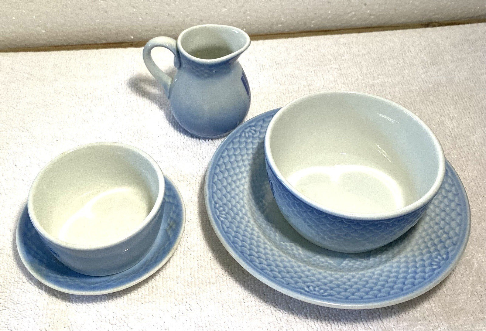 B & G Copenhagen Porcelain 5 Pieces Small Tea Set