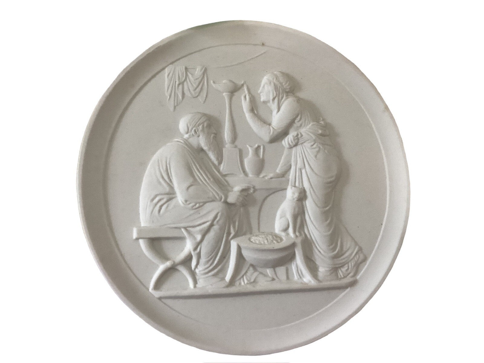 10 Royal Copenhagen Bisque Plates