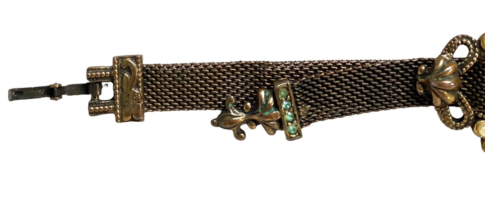 Victorian Bronze Mesh Women Bracelet