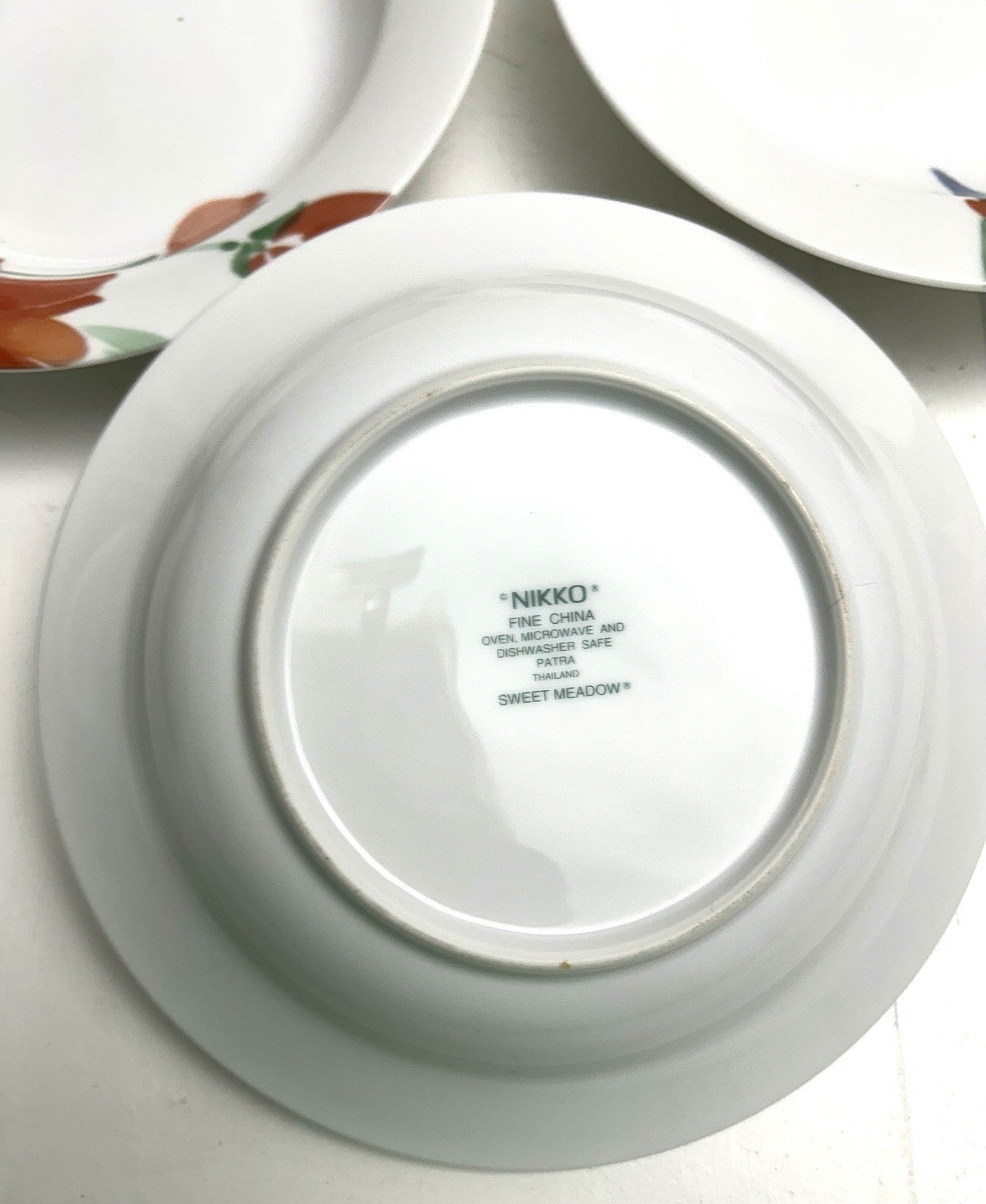 Set Of 5 Soup/Salad Dishes By Vintage Nikko Sweet Meadow Fine China