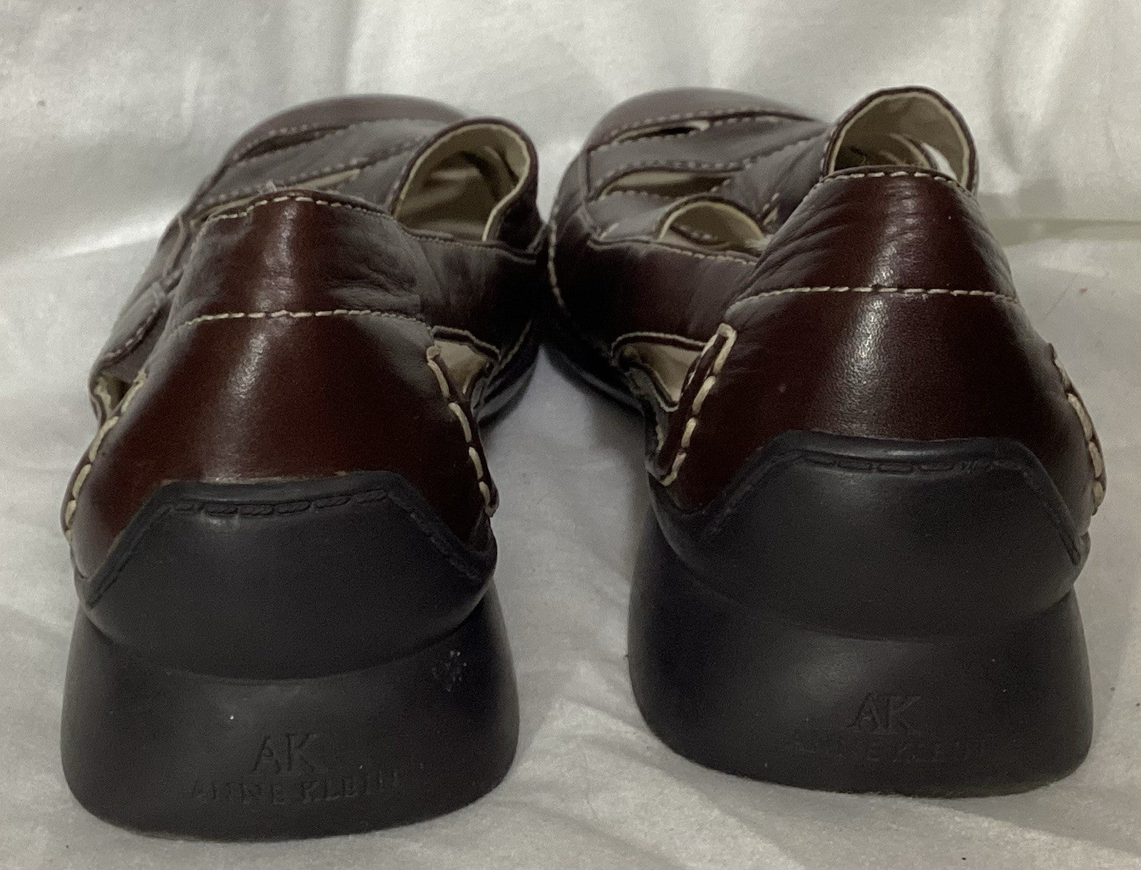 Anne Klein Kkmarlo womens Leather shoes Color Brown Sz 8.5 M