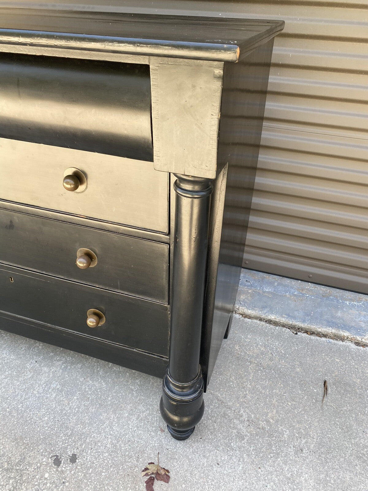 Vintage Black Dresser