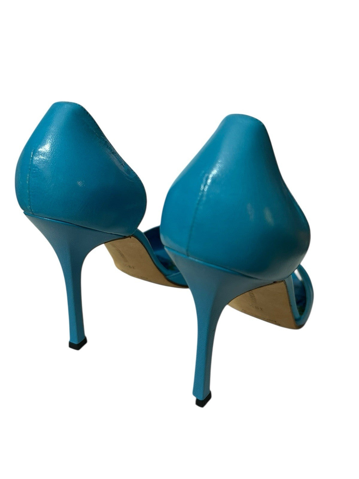 Blue Manolo Blahnik Women Shoes SZ 39.5