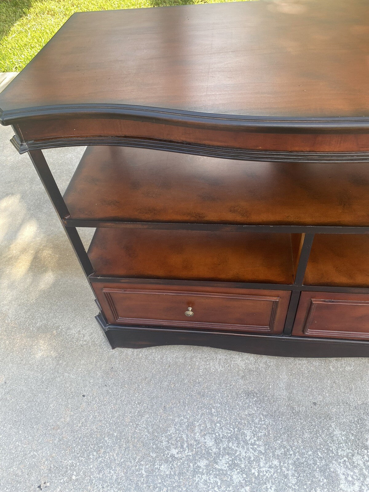 Wooden Étagère Cabinet