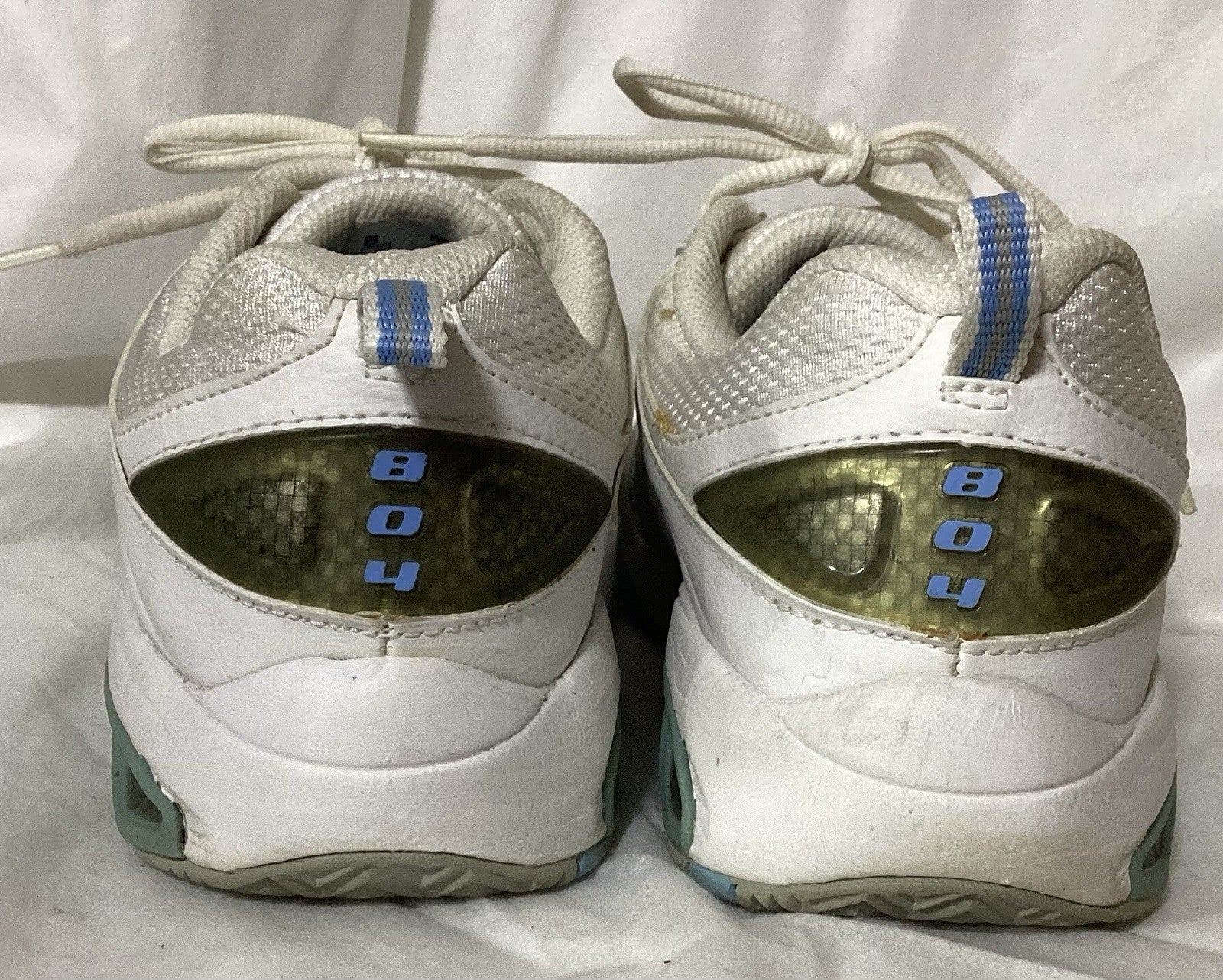 New Balance 804 Women Athletic Shoes Color White Leather Sz 7.5