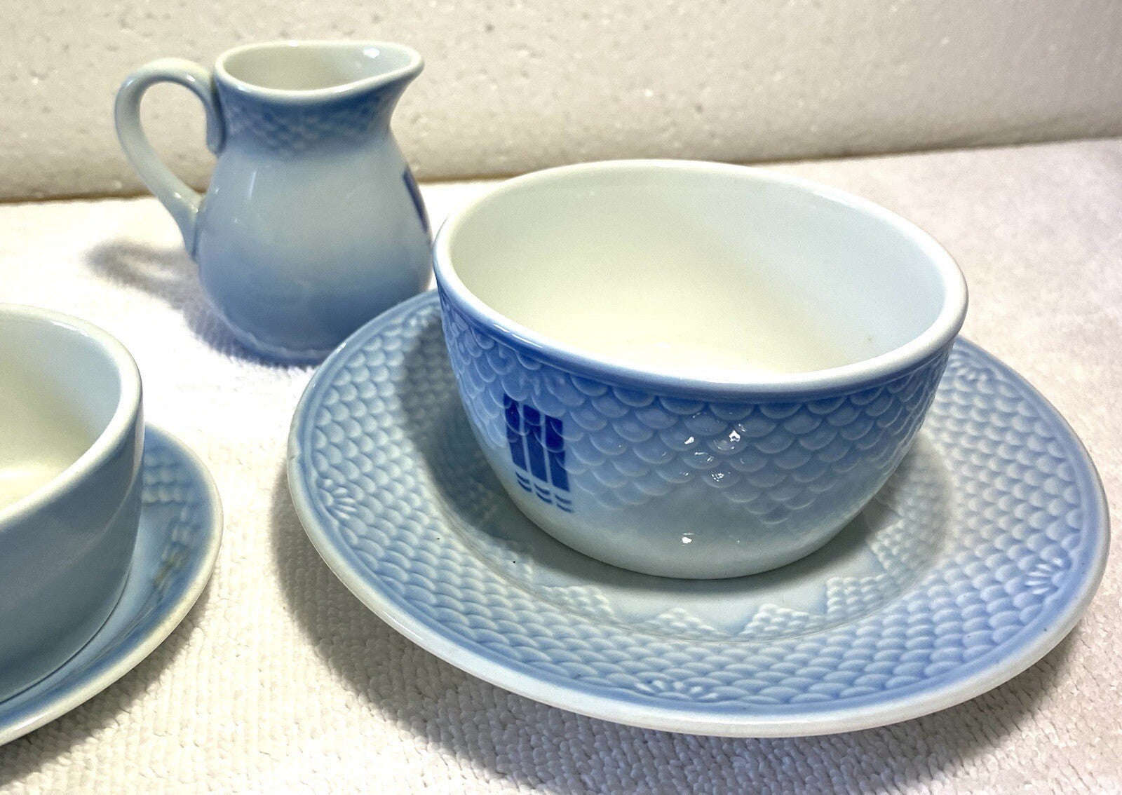 B & G Copenhagen Porcelain 5 Pieces Small Tea Set