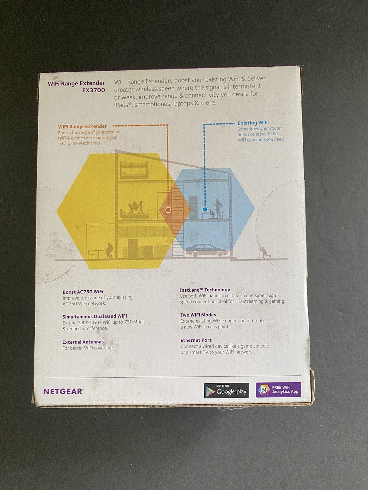 netgear wifi range extender ac750