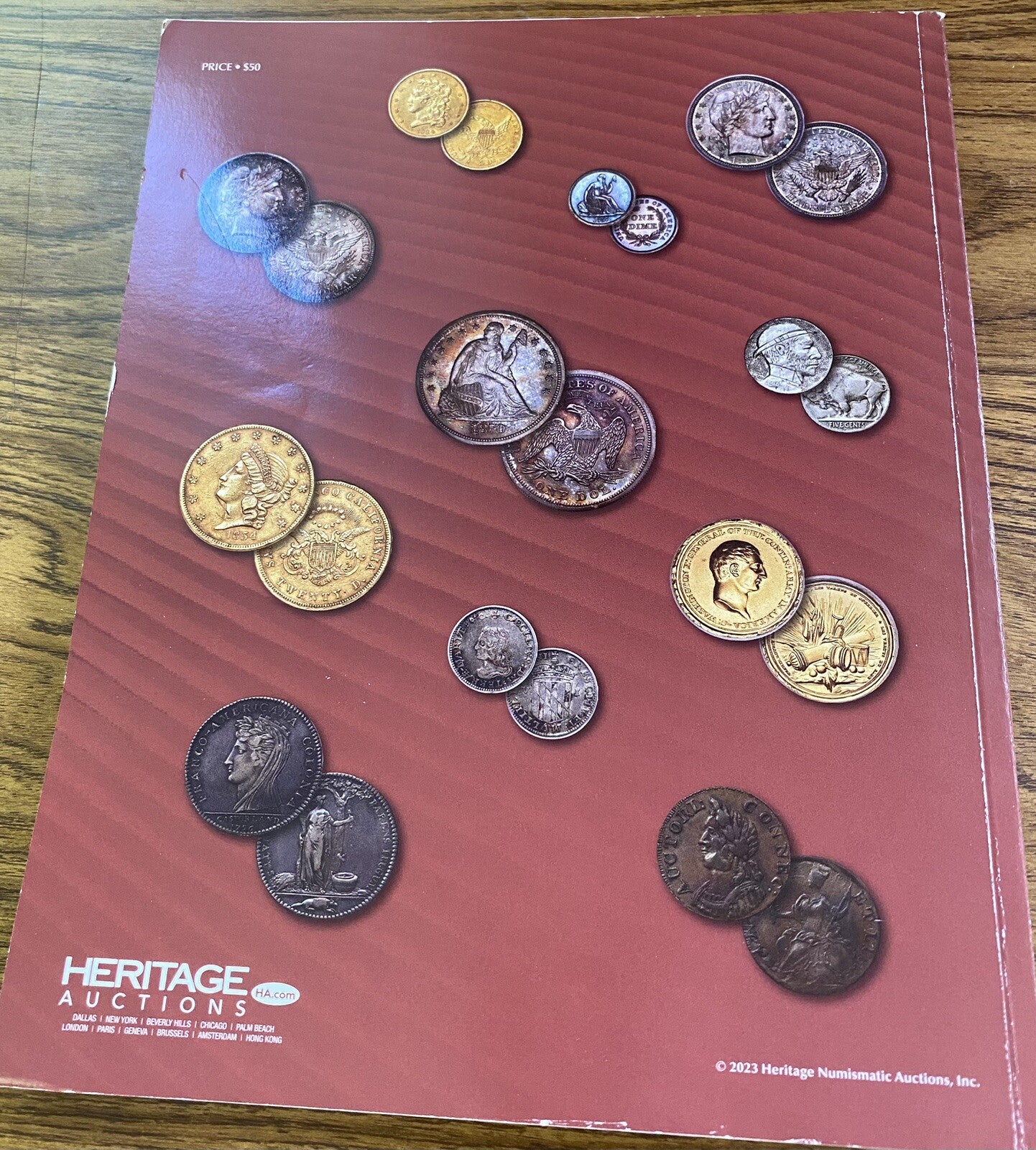 Heritage U.S Coin Auction. August 15 17 & 20, 2023. Pittsburgh Auction Dallas