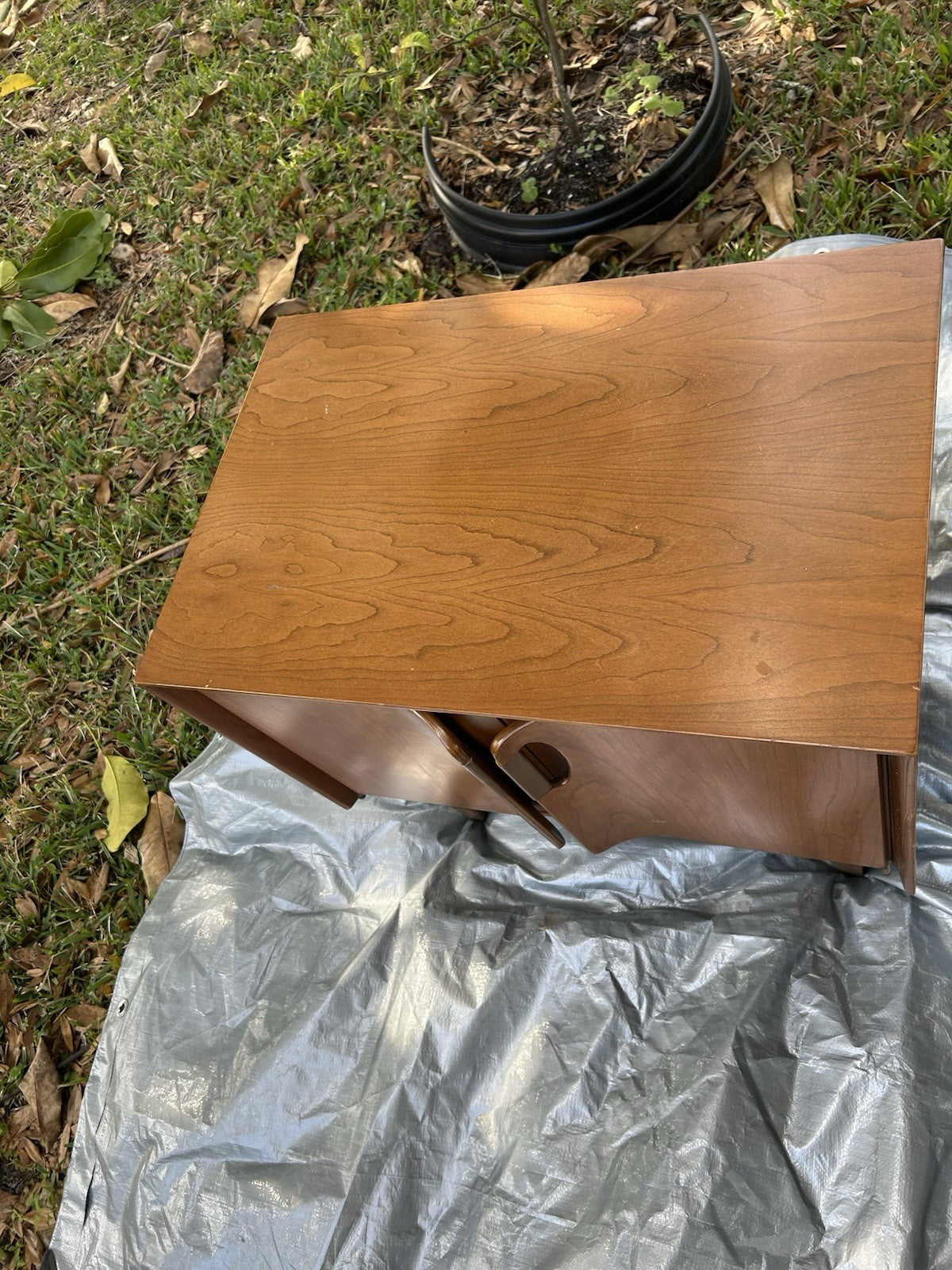 Set Of 2 Mid Century Wood NightStand