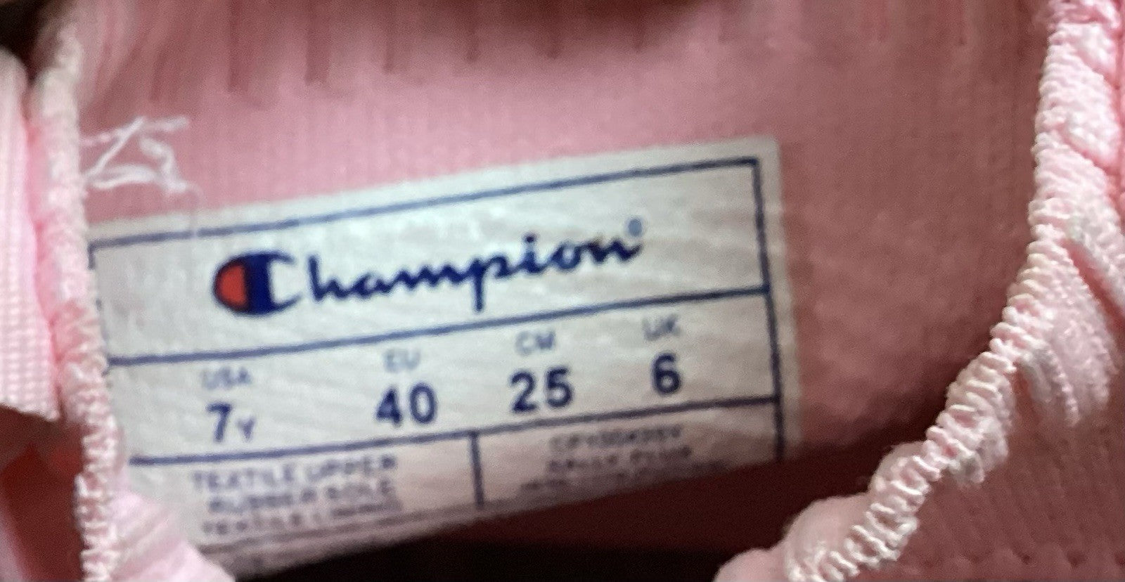 Champion Women Pink Rally Flux Adjustable High Top Sneakers Size 7