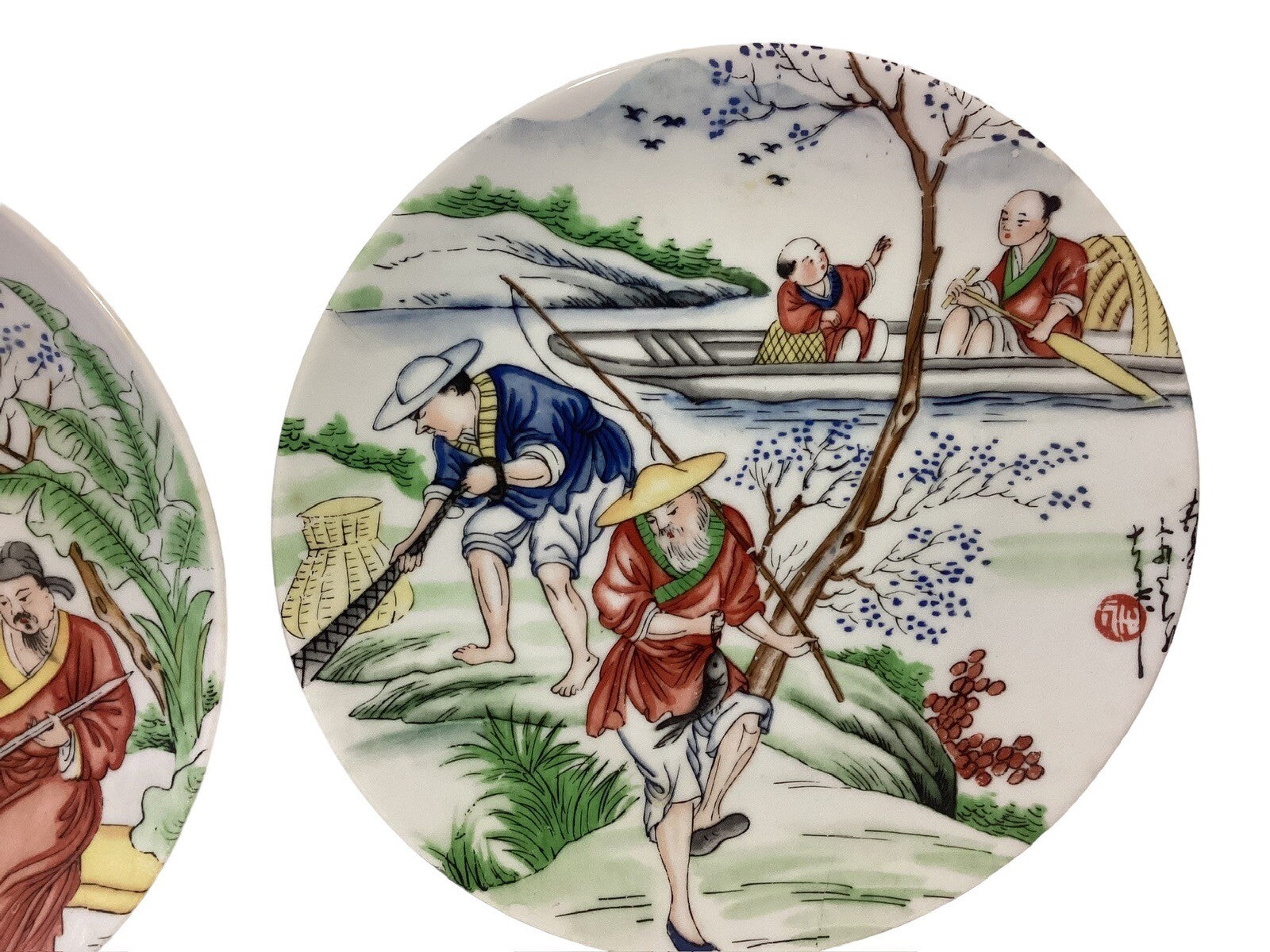 Pair Of Winteling Bavaria Asian Plates