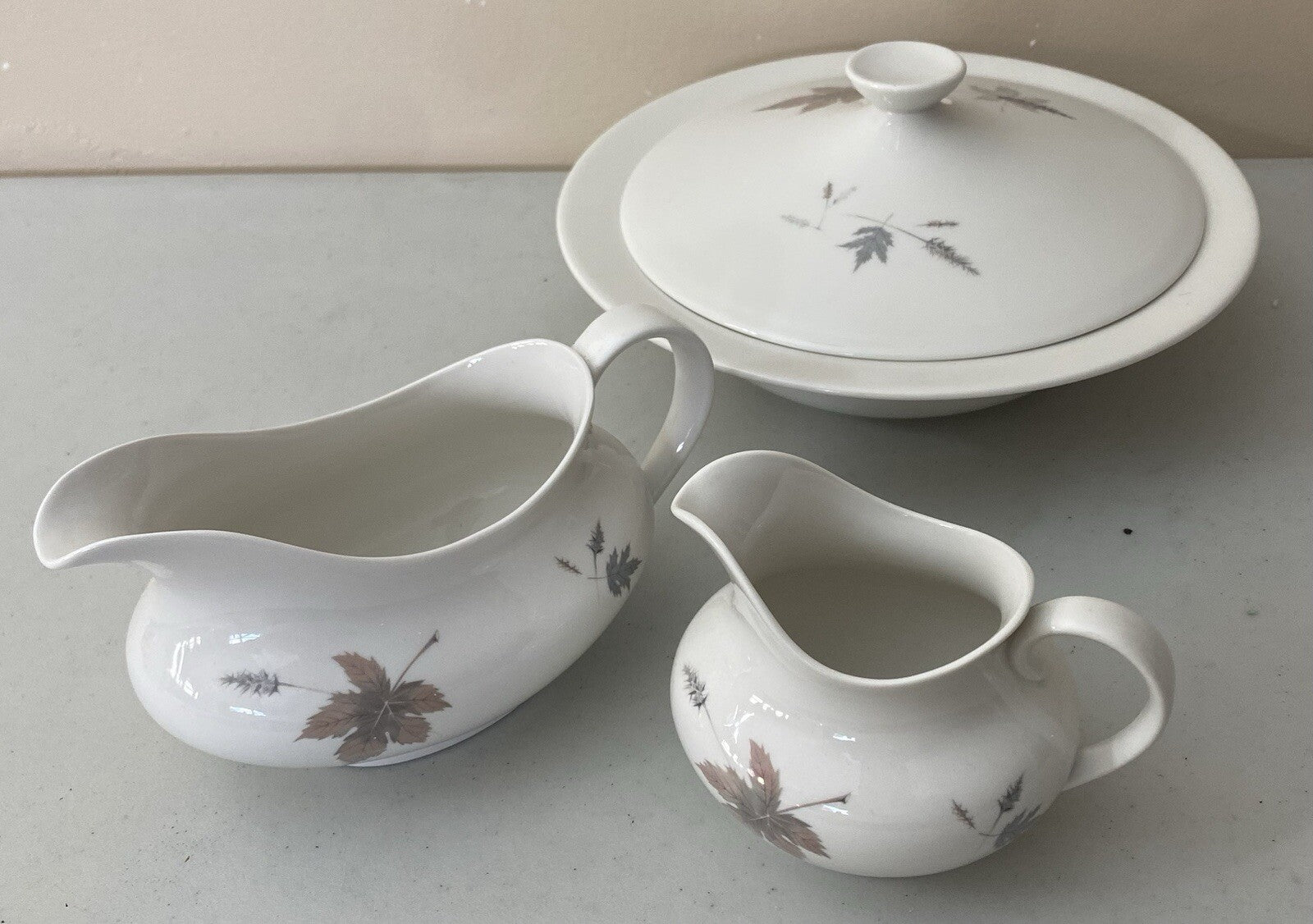 Dinner Set Royal Daulton Tumbling Leaves Fine China
