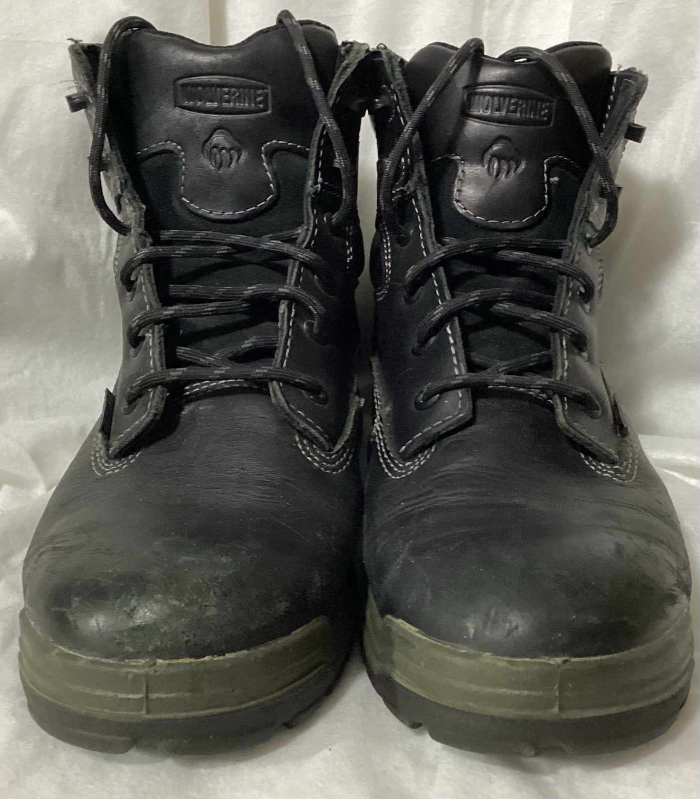 Wolverine Stratus Waterproof Work Boots Stock #08141 Sz 9.5 Color Black