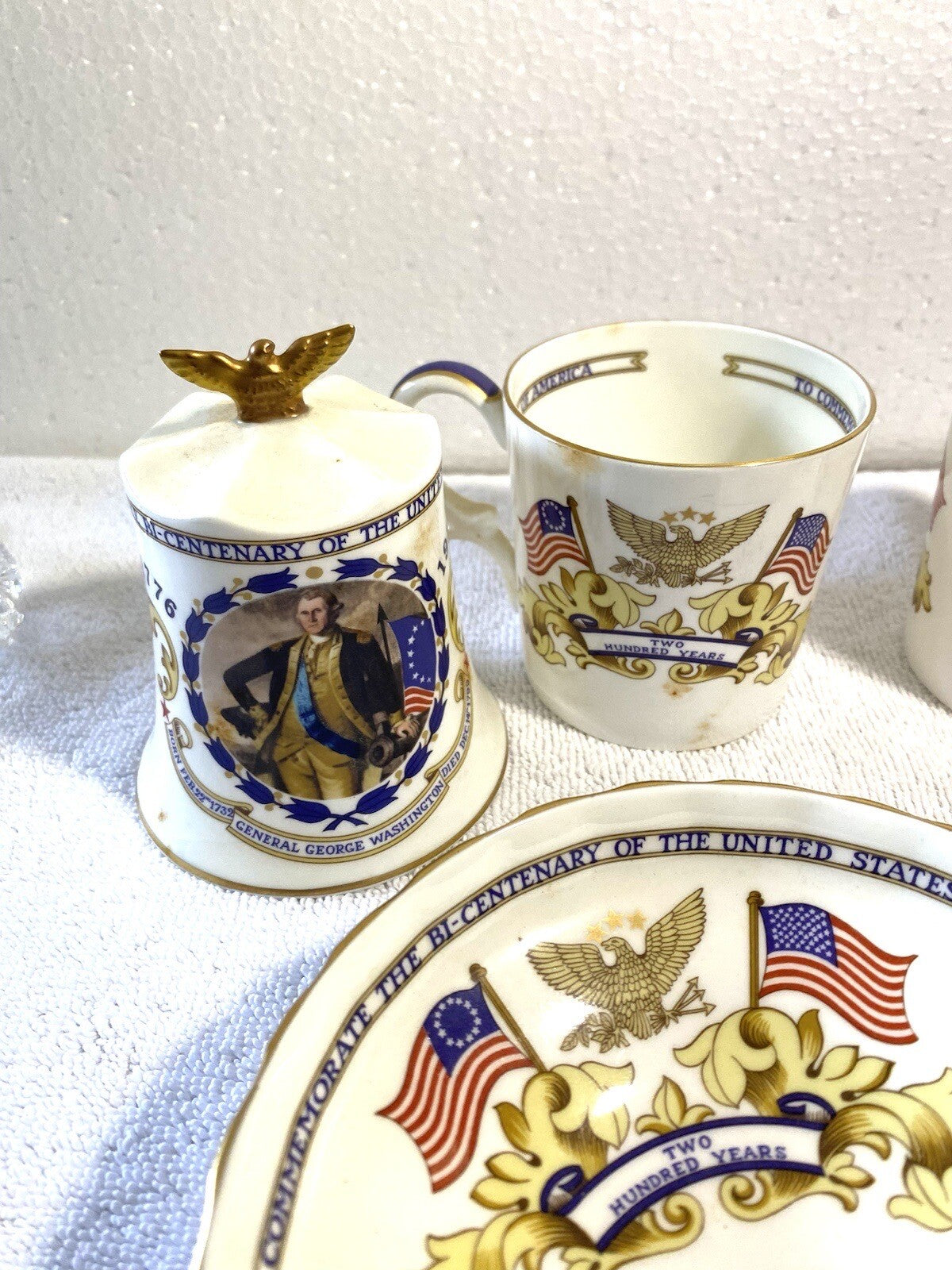2 Sets Of 3 Ainsley Commemorate The Bi-Centenary Of The United States Of America