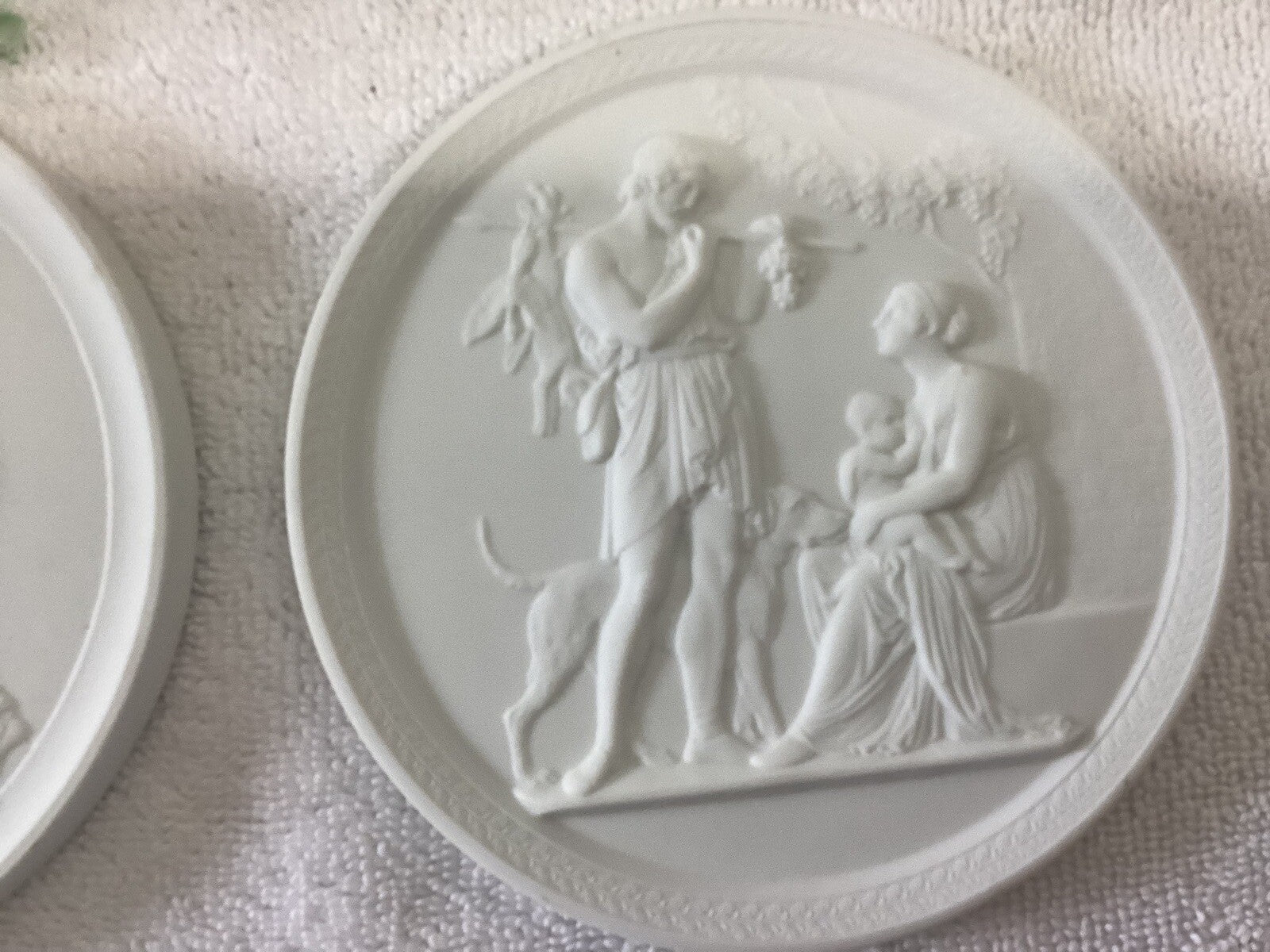 10 Royal Copenhagen Bisque Plates