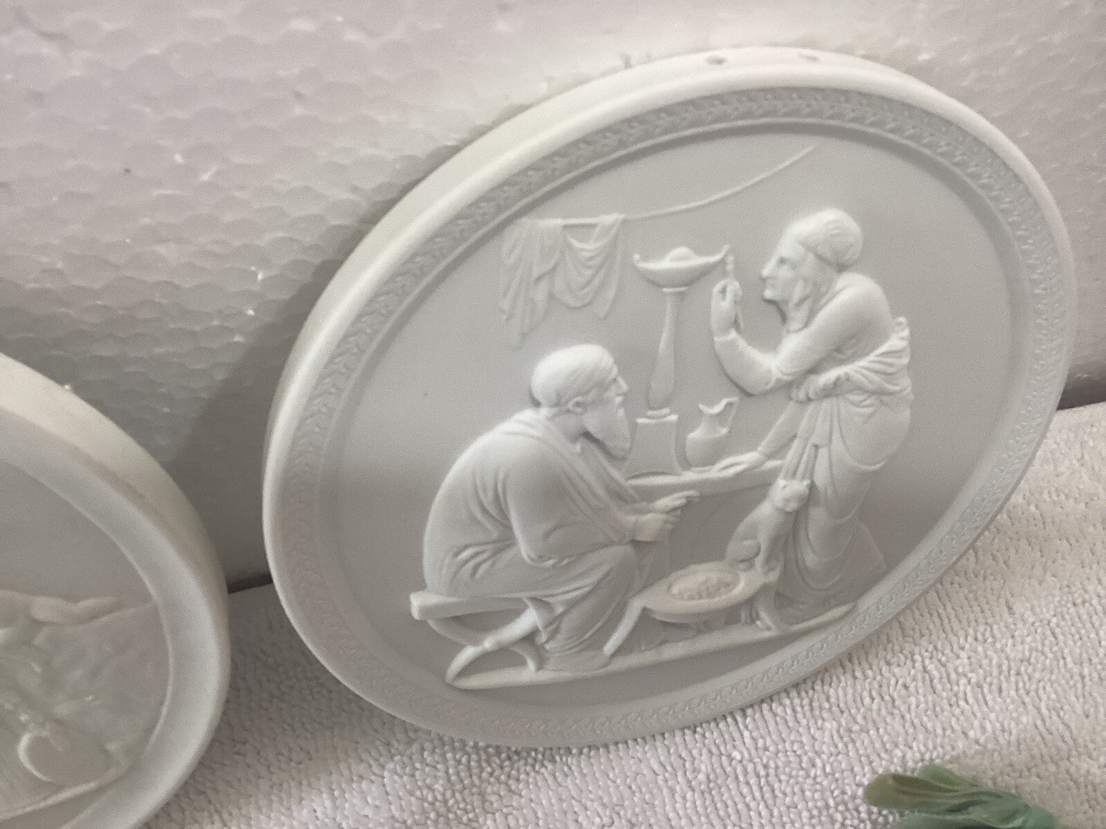 10 Royal Copenhagen Bisque Plates