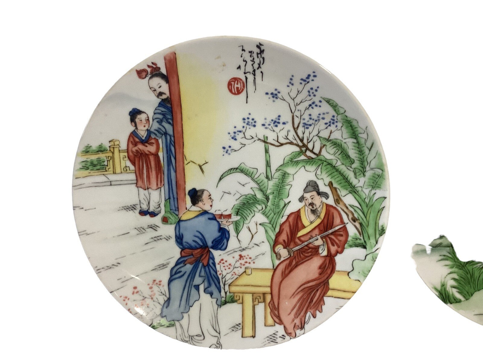 Pair Of Winteling Bavaria Asian Plates