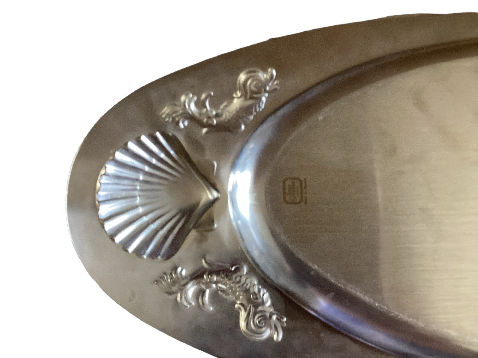 Jean Couzon Serving Oval Double 17” Tray From France