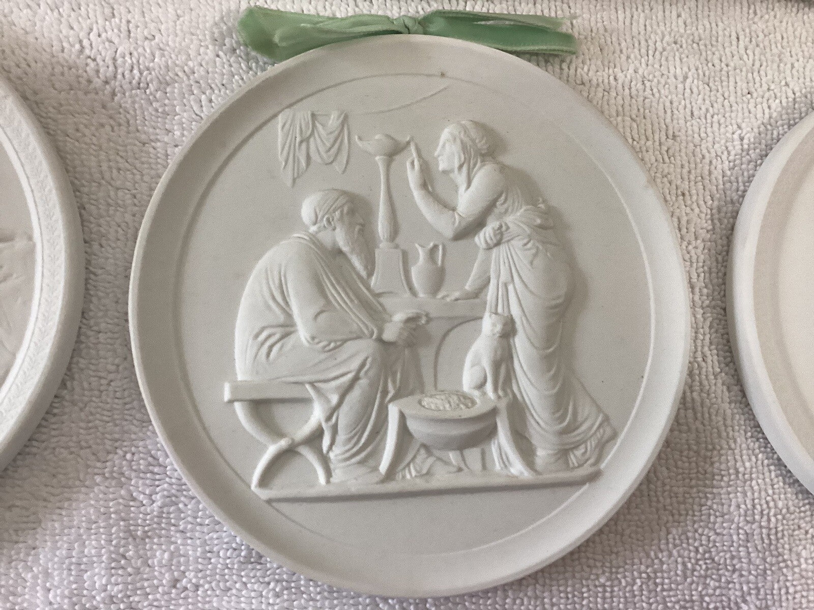 10 Royal Copenhagen Bisque Plates