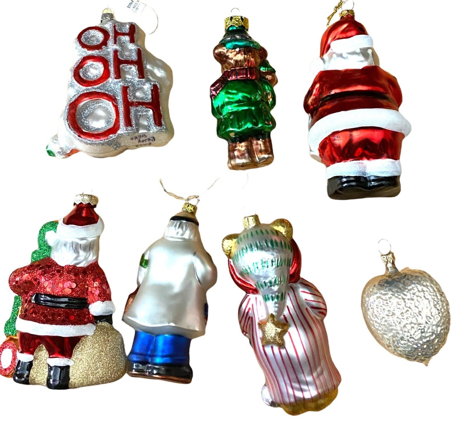 7 Pieces Christmas ornaments