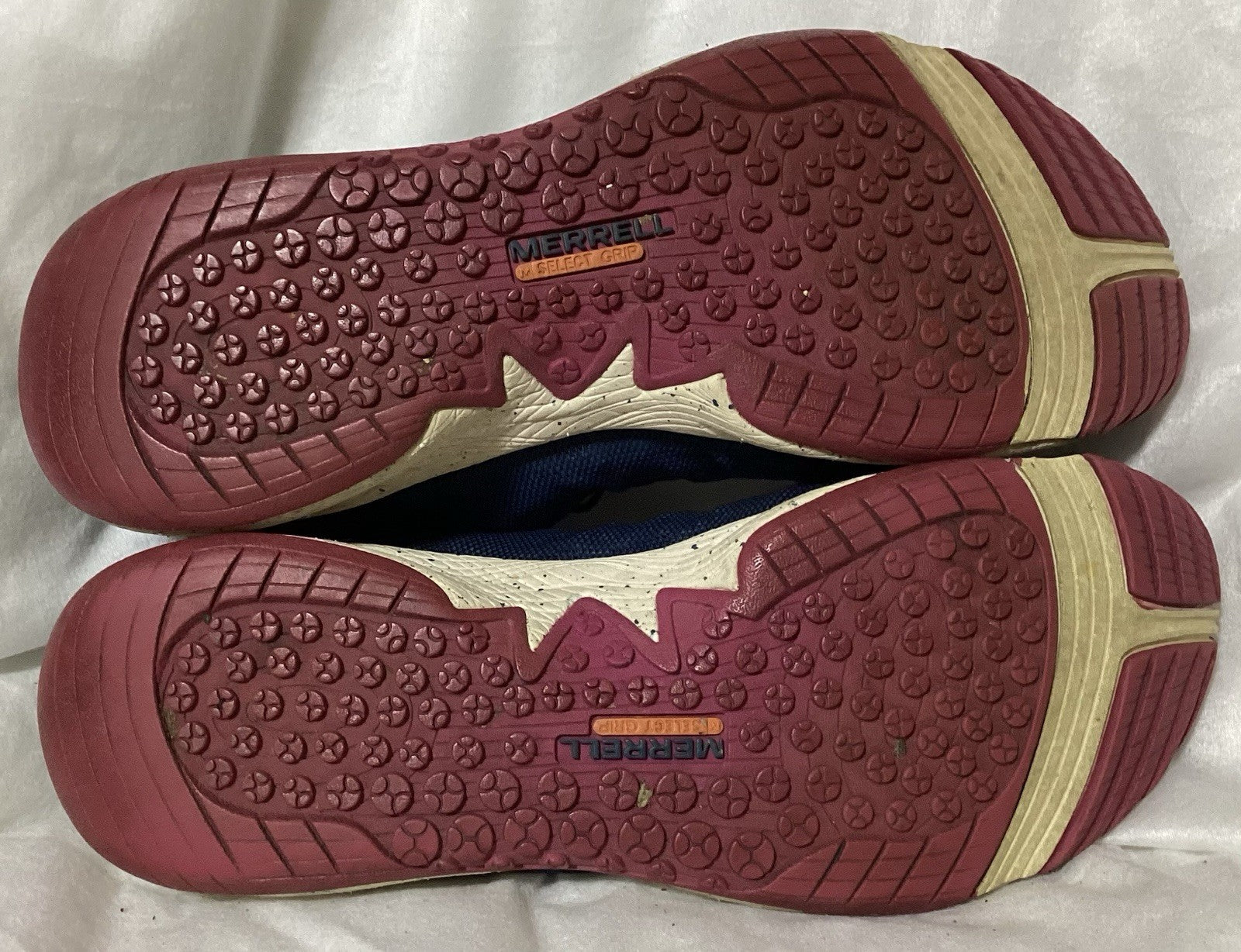 Merrell All Out Shine Trail Sneakers Shoes Women Blue/fuschia Size 8