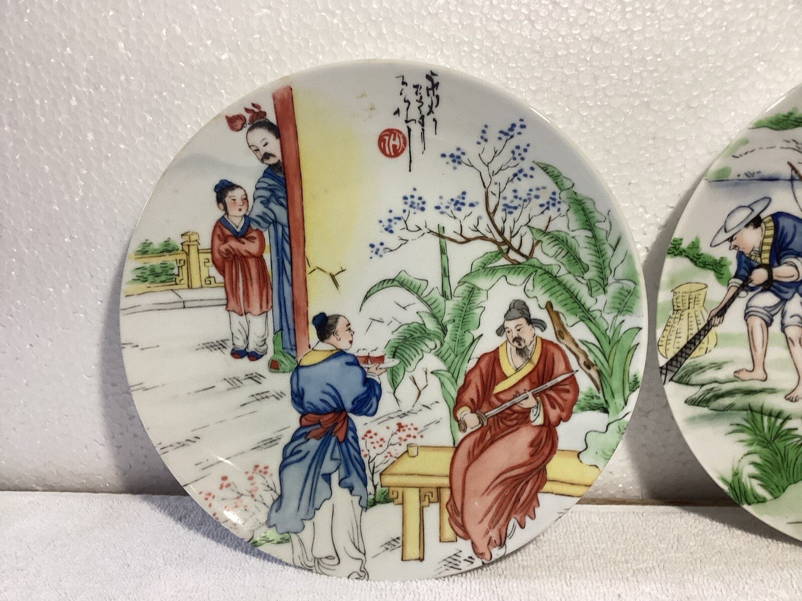 Pair Of Winteling Bavaria Asian Plates