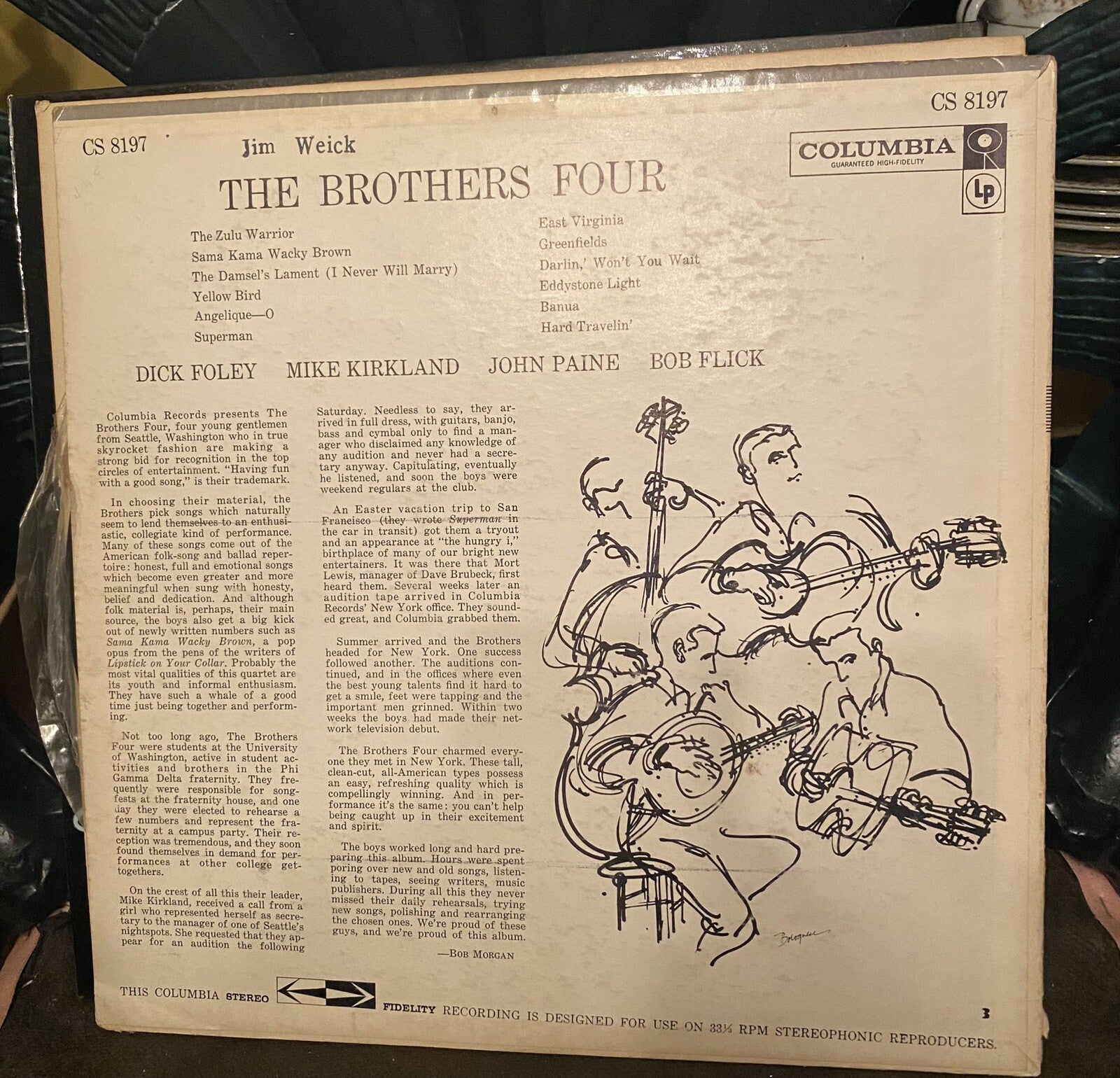 The Brothers Four - The Brothers Four (LP, Album, Mono)