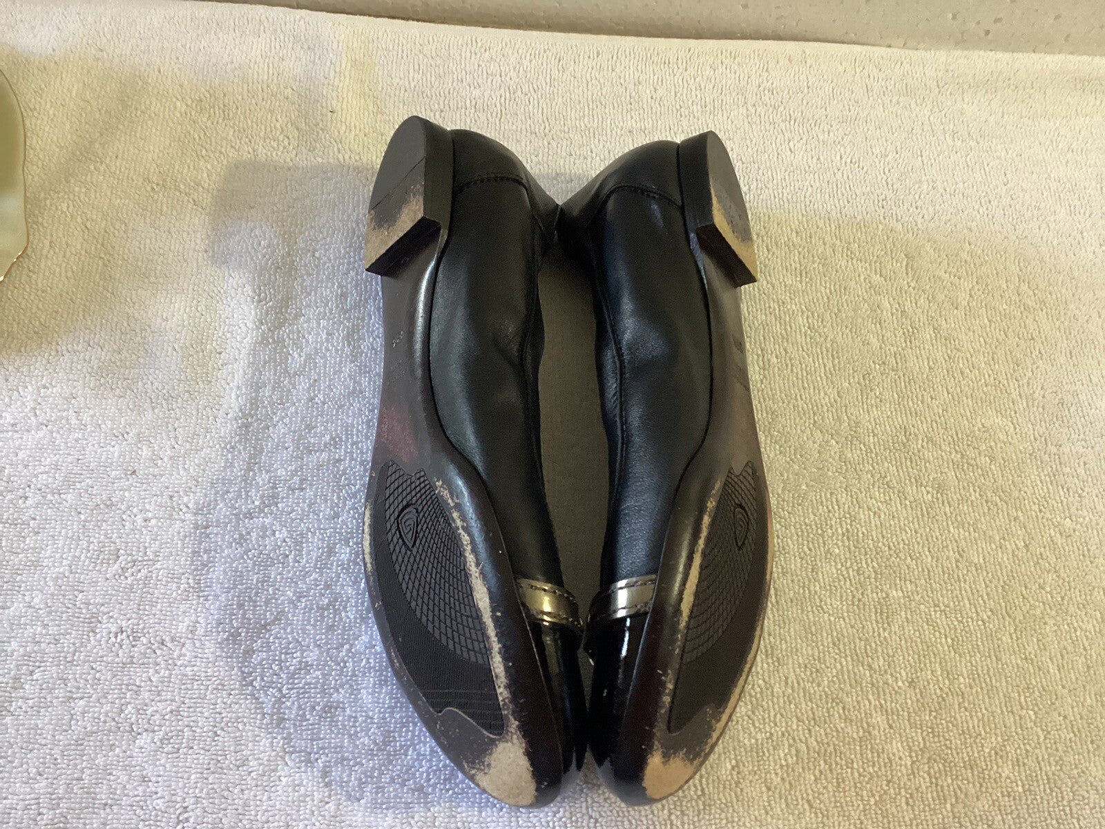 Attilio Guisti Leombruni Black Flats Sz 38.5