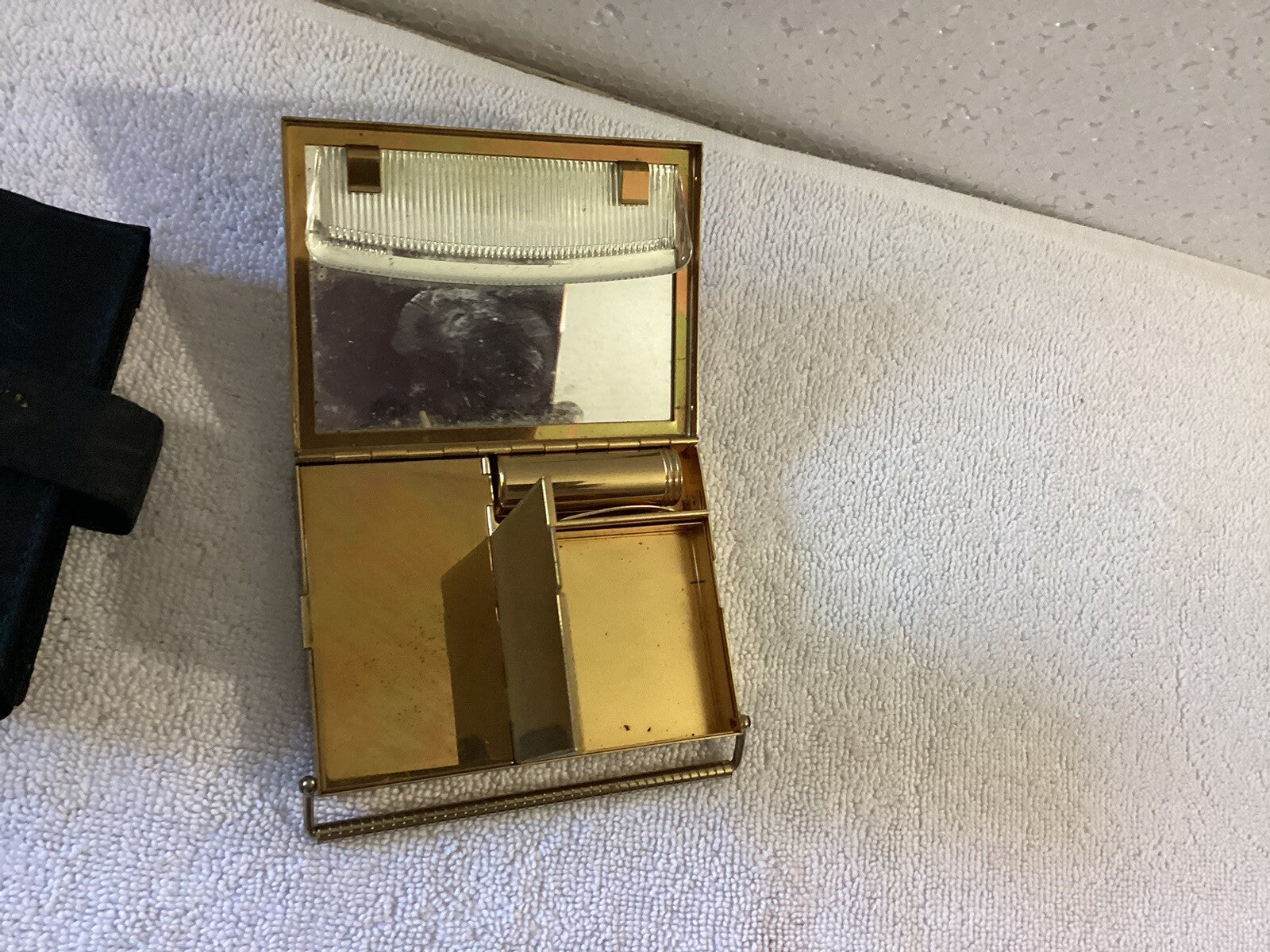 Vintage Volupté Gold Compact Minaudiere