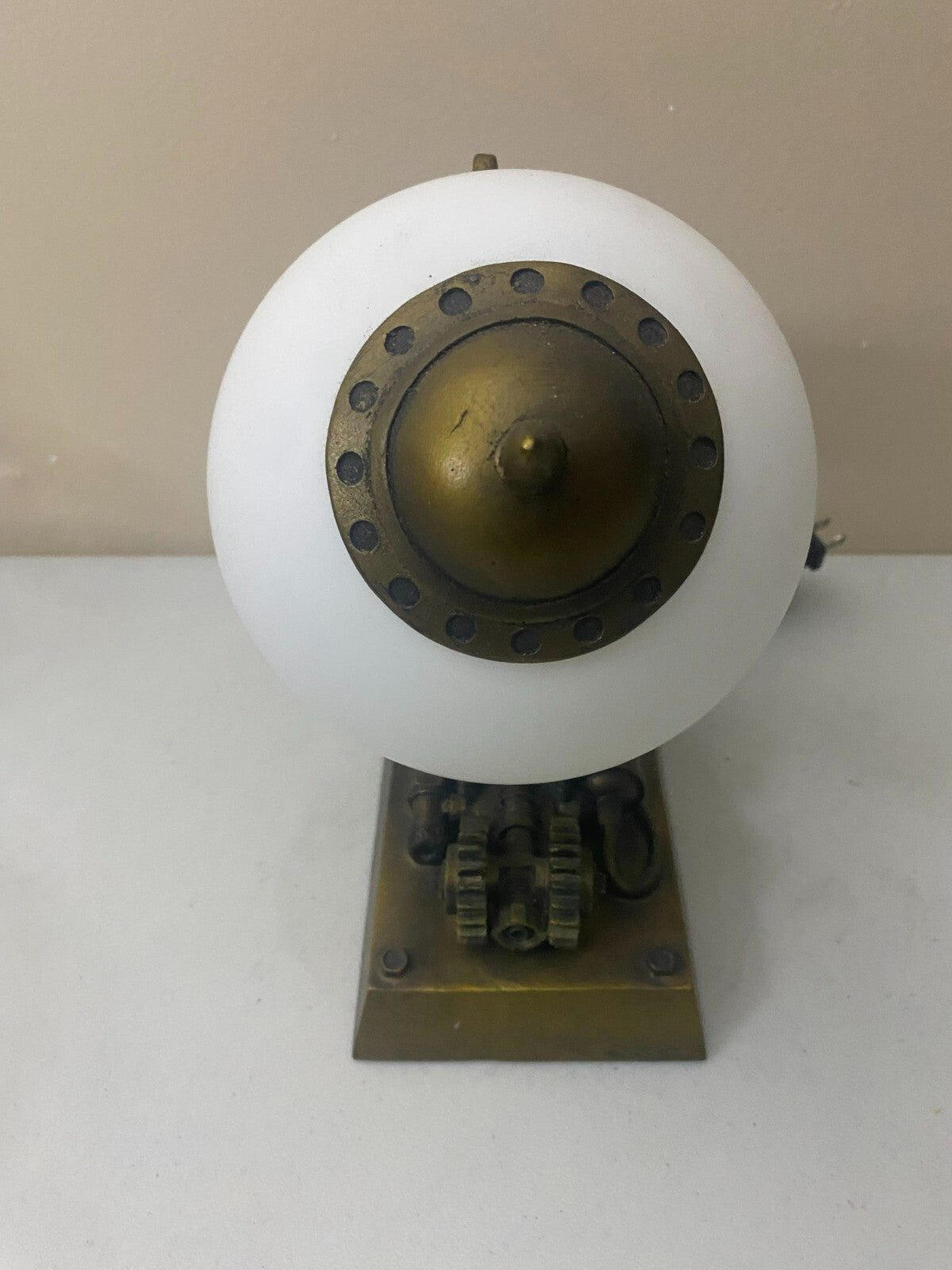 Steampunk Airship Illuminated Display Tabletop Lamp 11”