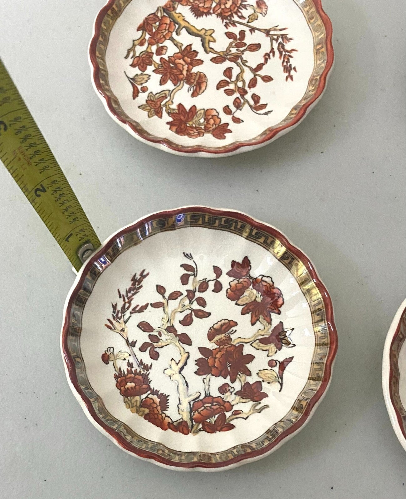 Lot Of 4 Spode Butter Pat/Salt Dishes 3.5 x 0.5