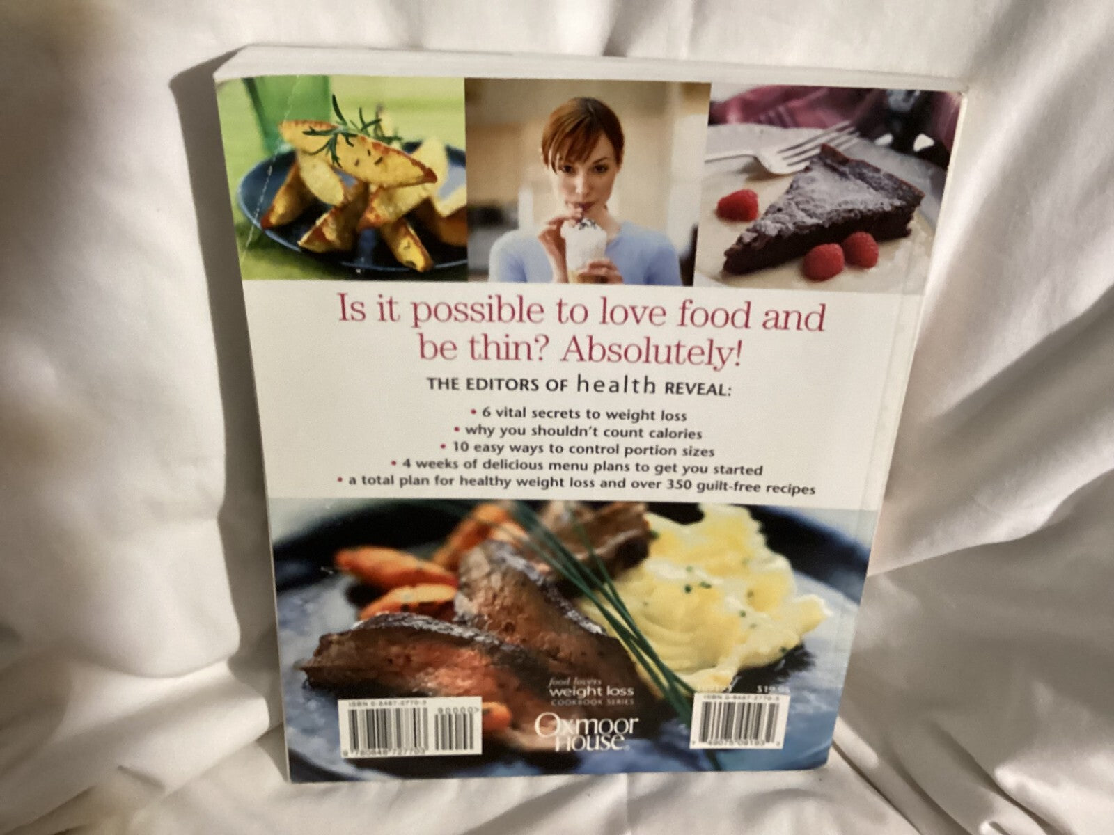 Food Lovers Weight Loss Cookbook By Carolyn Land 2003 Trade Paperback