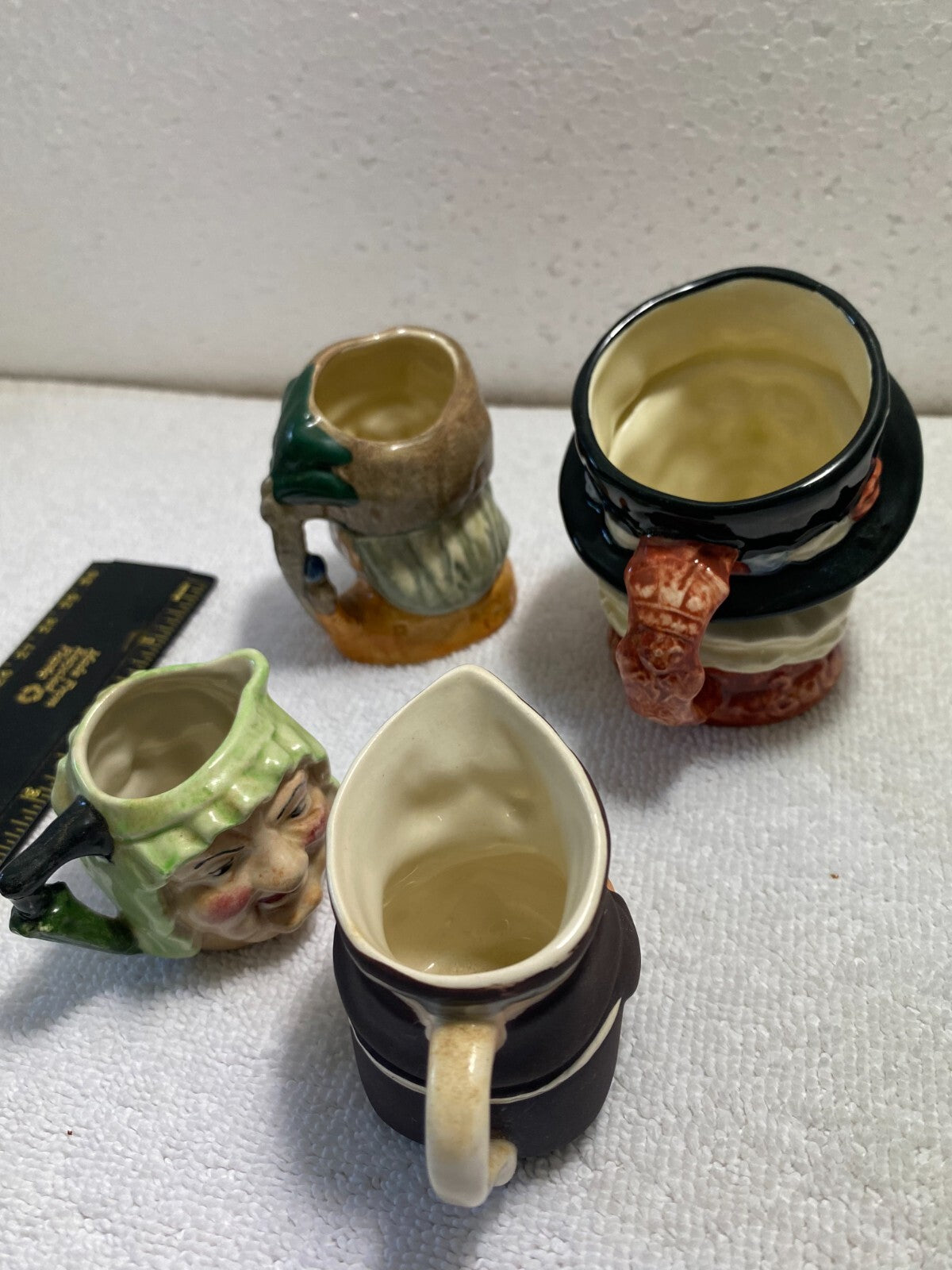 Vintage Royal Doulton/Goebel Toothpick Holder 4 Mini Jug Mugs