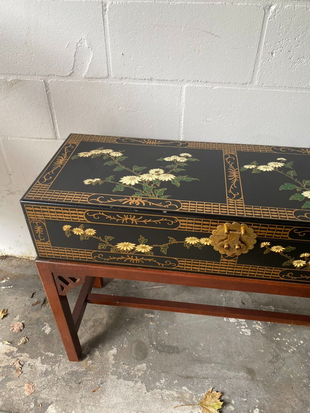 53” Asian Long Rectangular Sword Chest