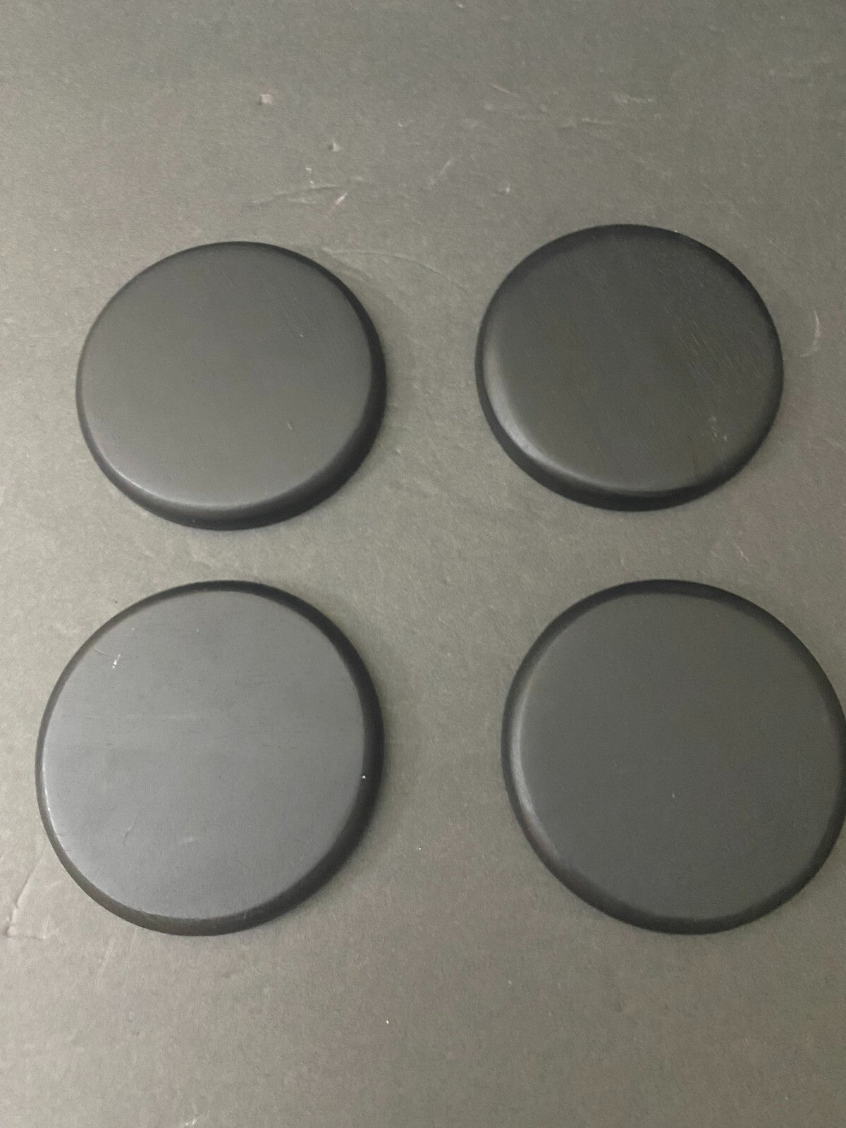 4 Pieces Of Vintage Round Shaped 4 Inches Coasters