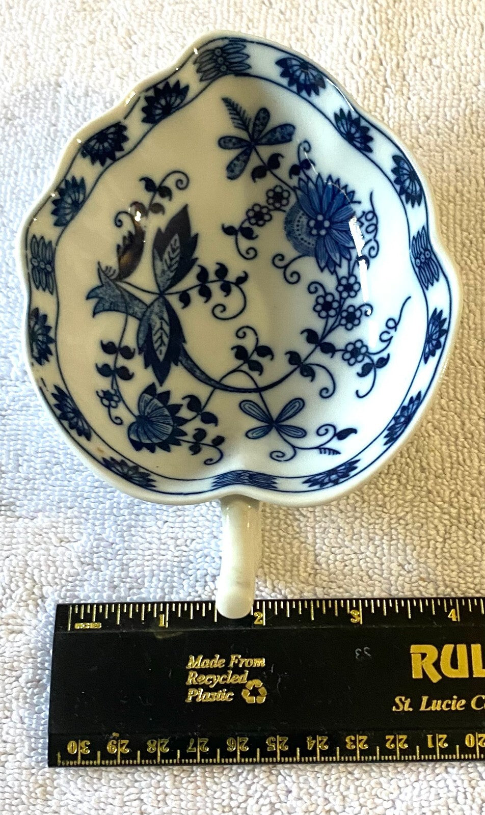 Blue And White Danube Floral Pattern Small Dish Bowl