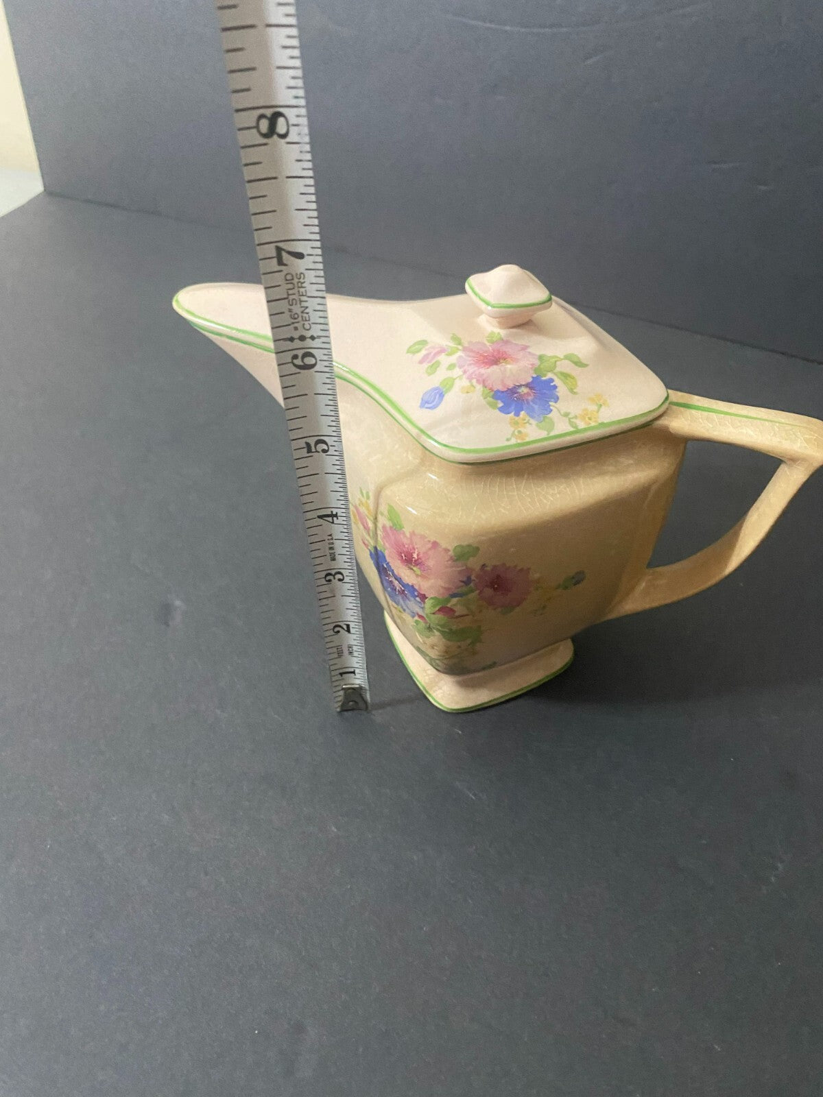 Pantry Bak-in By Ware Crooksville Multicolor Floral Design Pitcher/Creamer