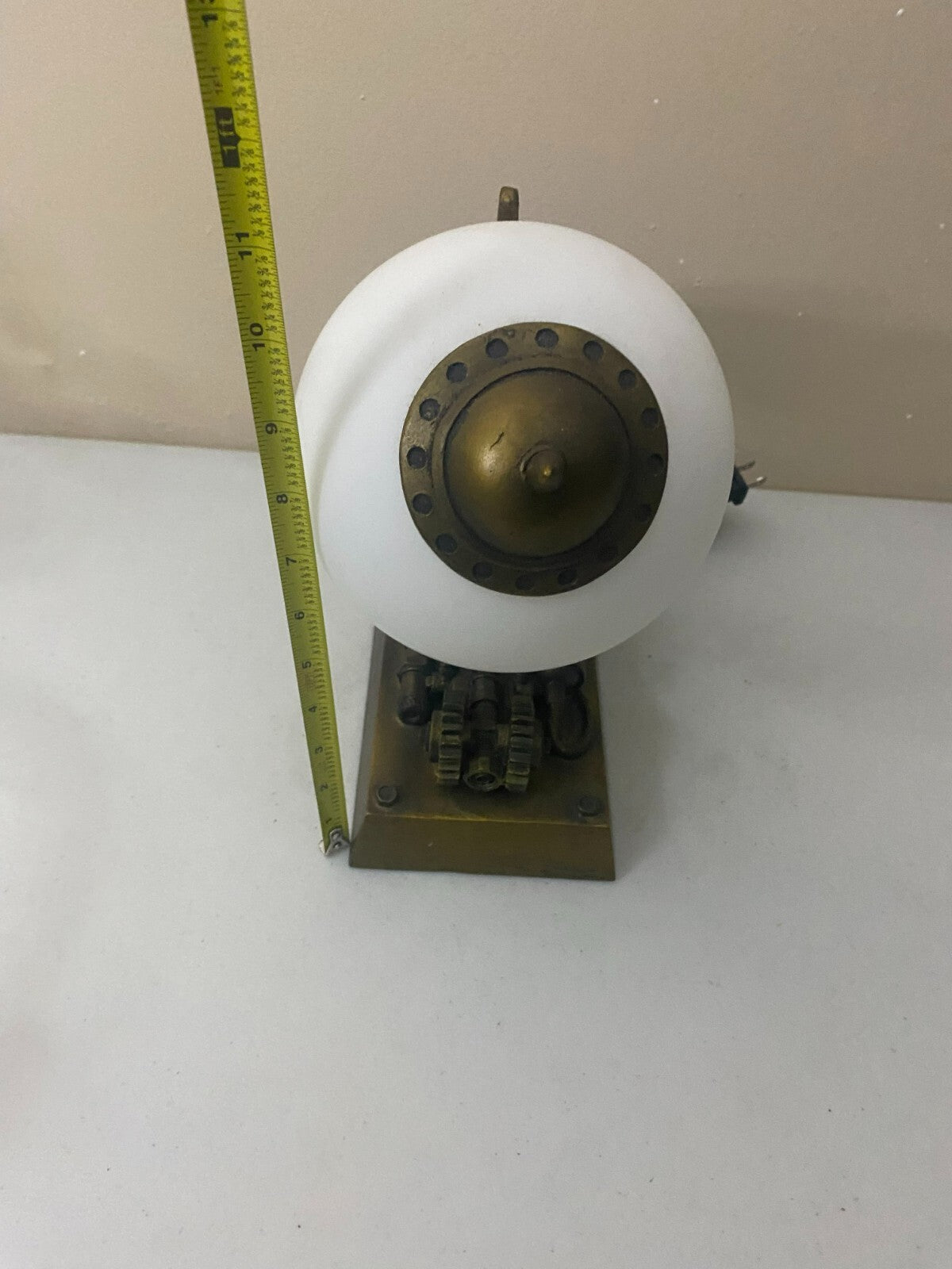 Steampunk Airship Illuminated Display Tabletop Lamp 11”