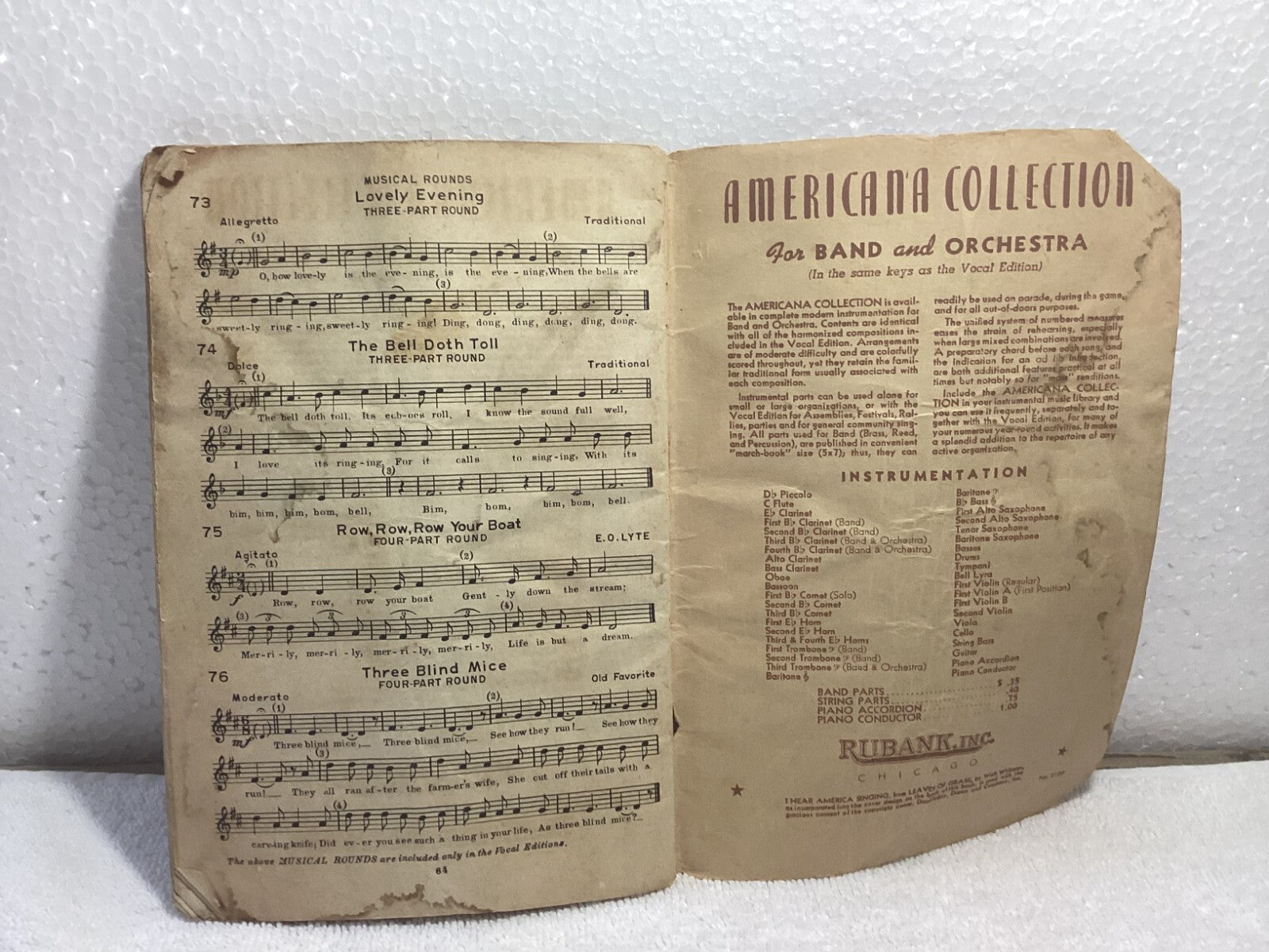 Americana Collection For Band And Orchestra Local Edition Song Book With Lyrics