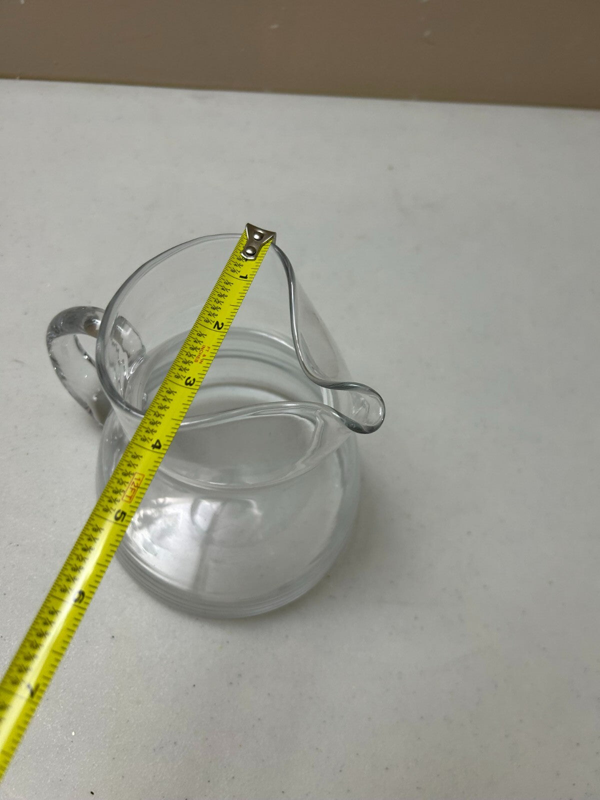 Vintage Kaj Frank Clear Glass Pitcher