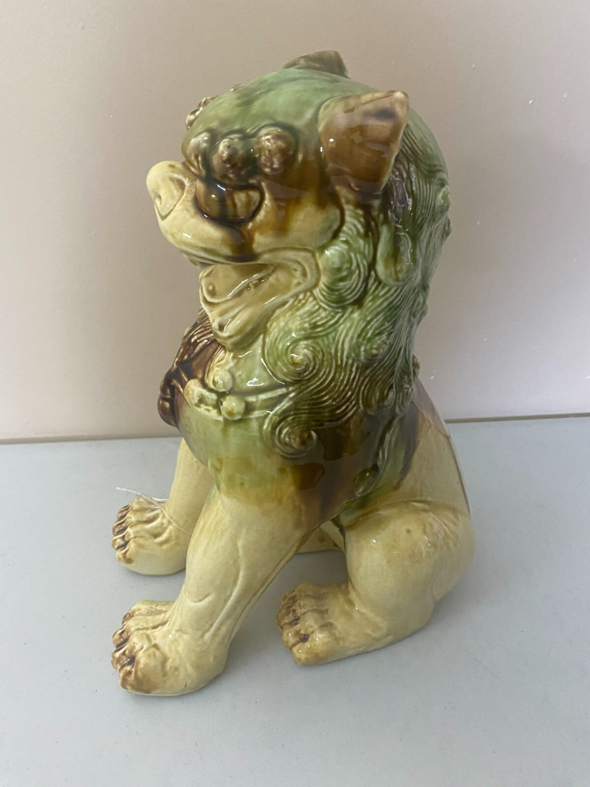 Vintage Ceramic Tall Foo Dog Figurine