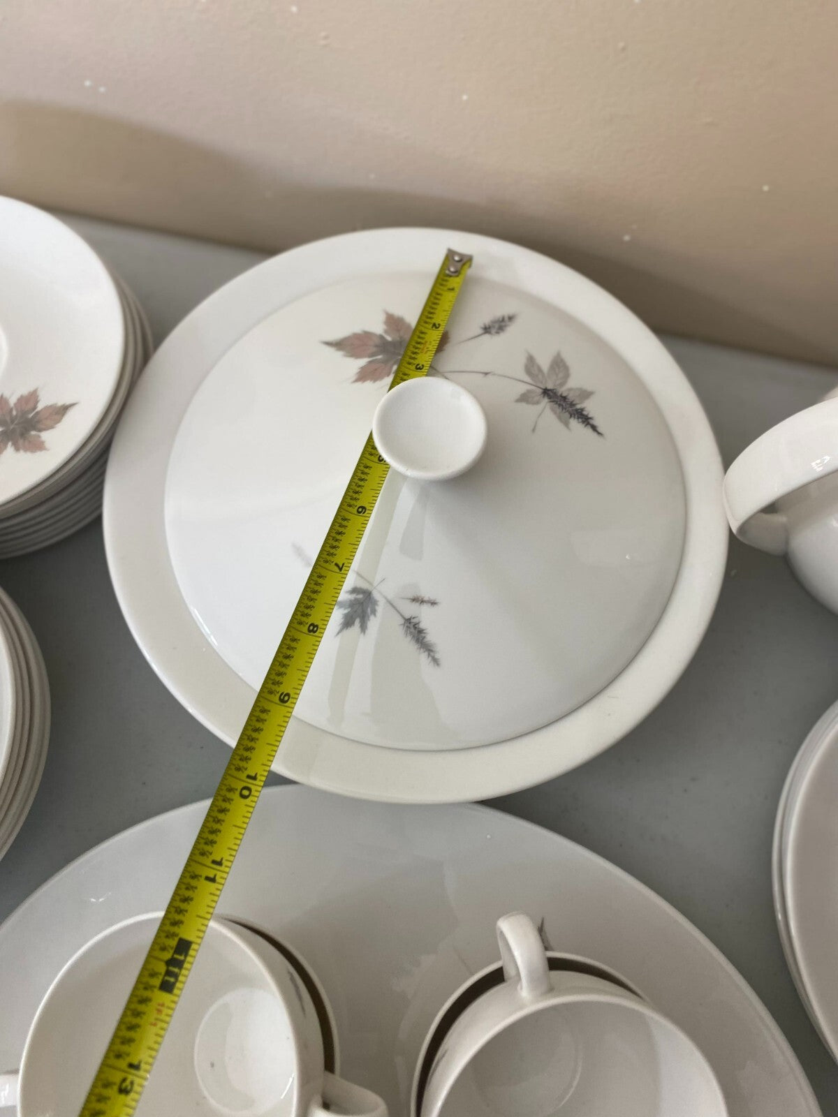 Dinner Set Royal Daulton Tumbling Leaves Fine China