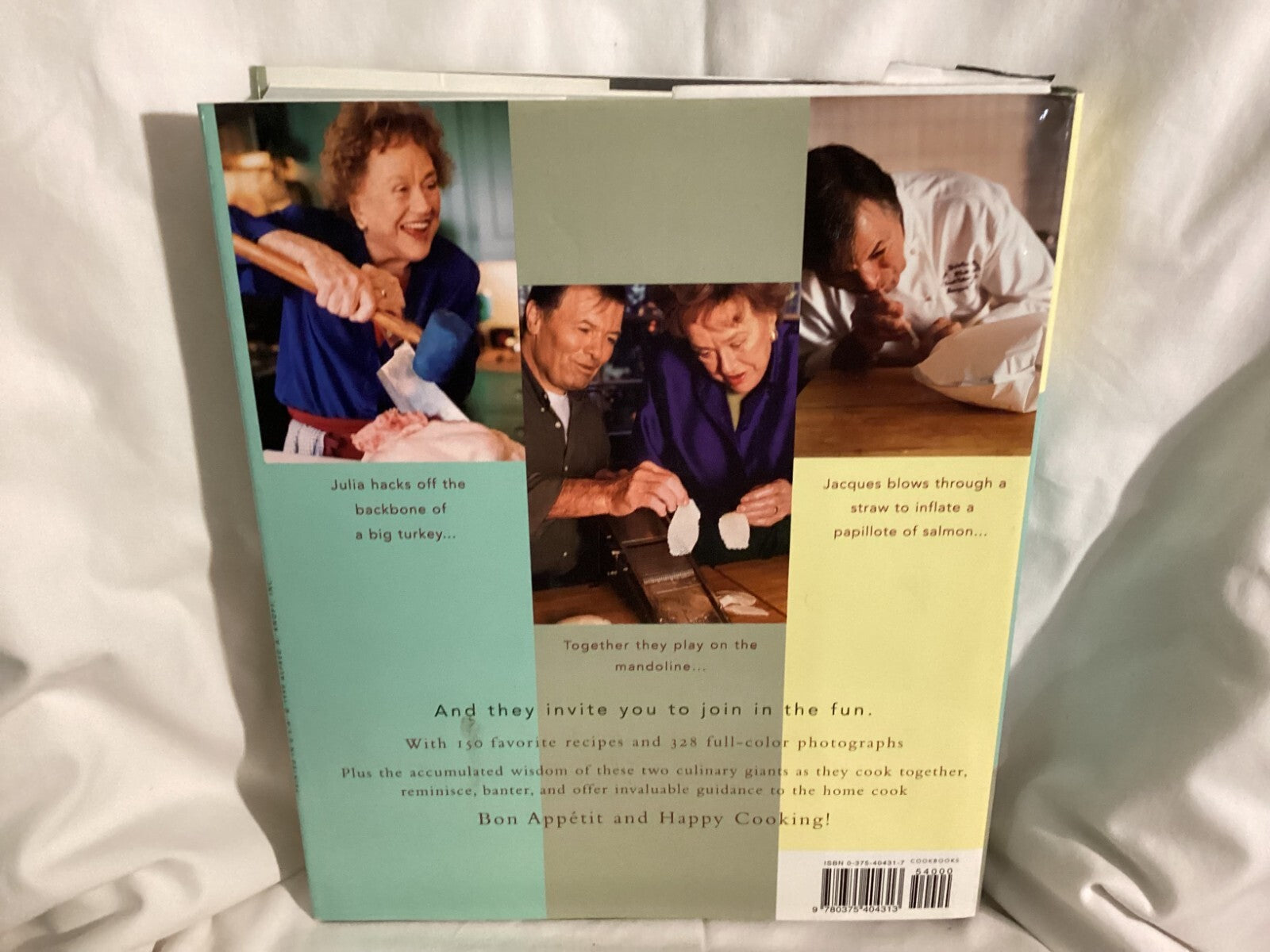 Julia and Jacques Cooking at Home : A Cookbook By Jacques Pepin and Julia Child