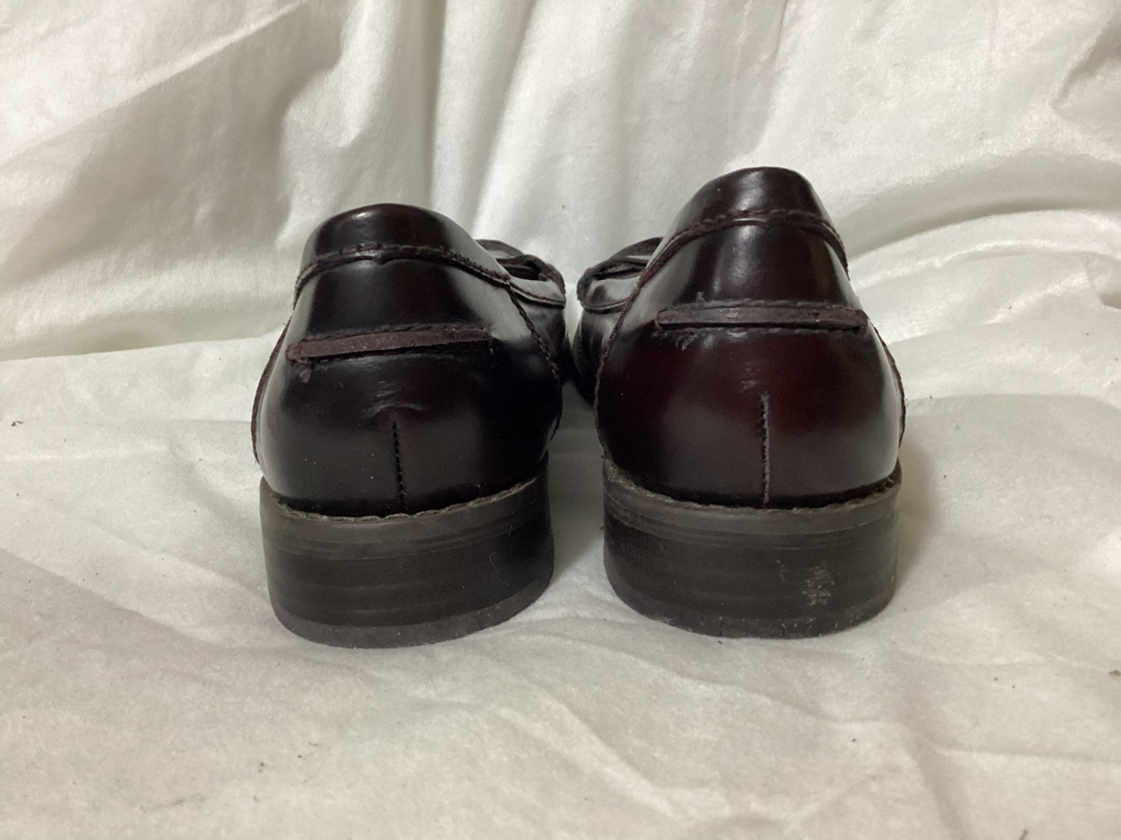 GH Bass & Co Women's Brookfield Berry Dark Brown Slip On Loafers Shoes Size 9M